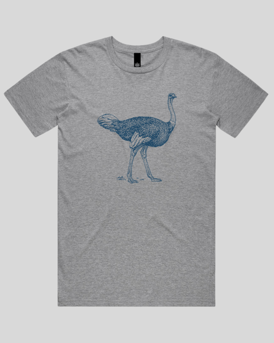 African Ostrich Walk Men's T-Shirt