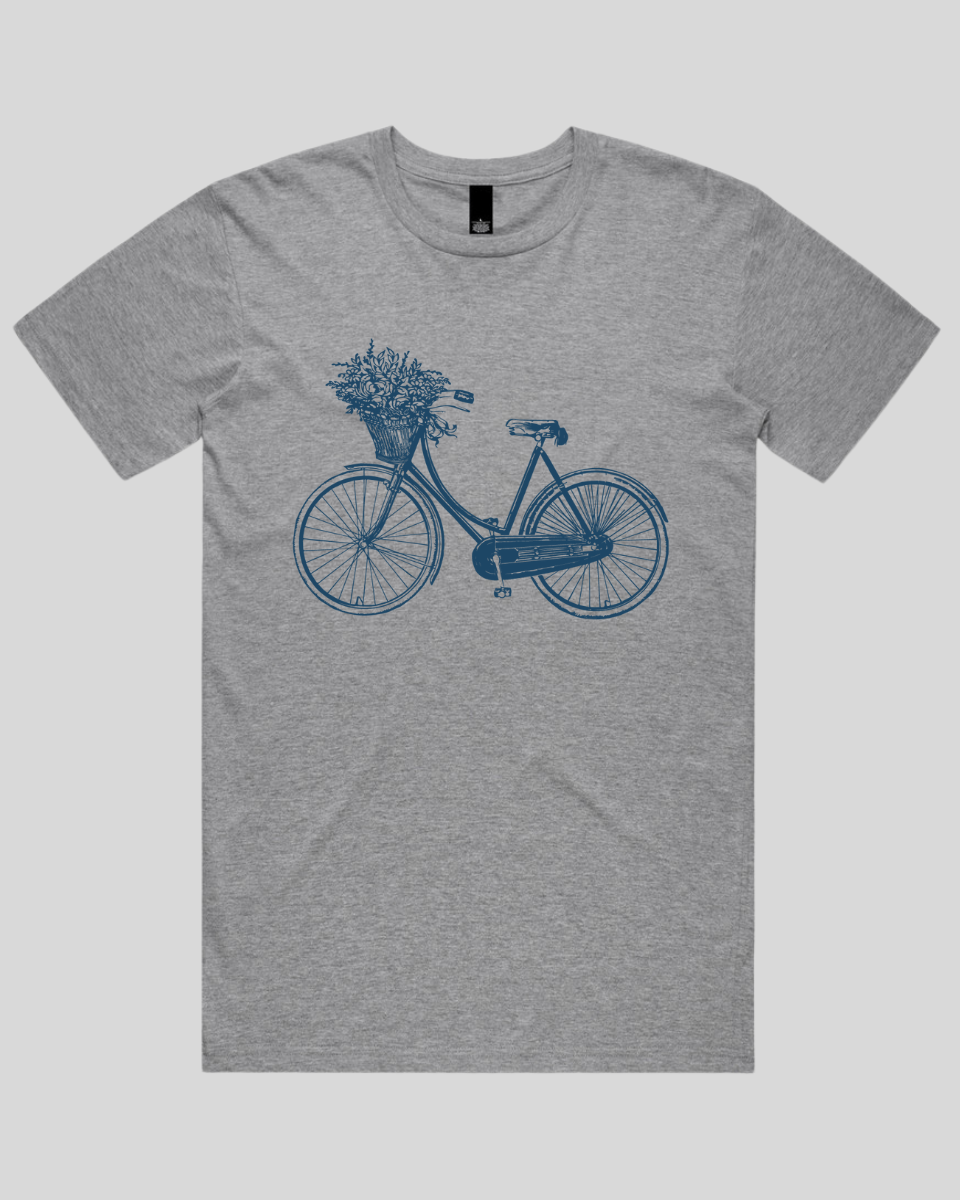 Bike-with-Flowers 2 Men's T-Shirt