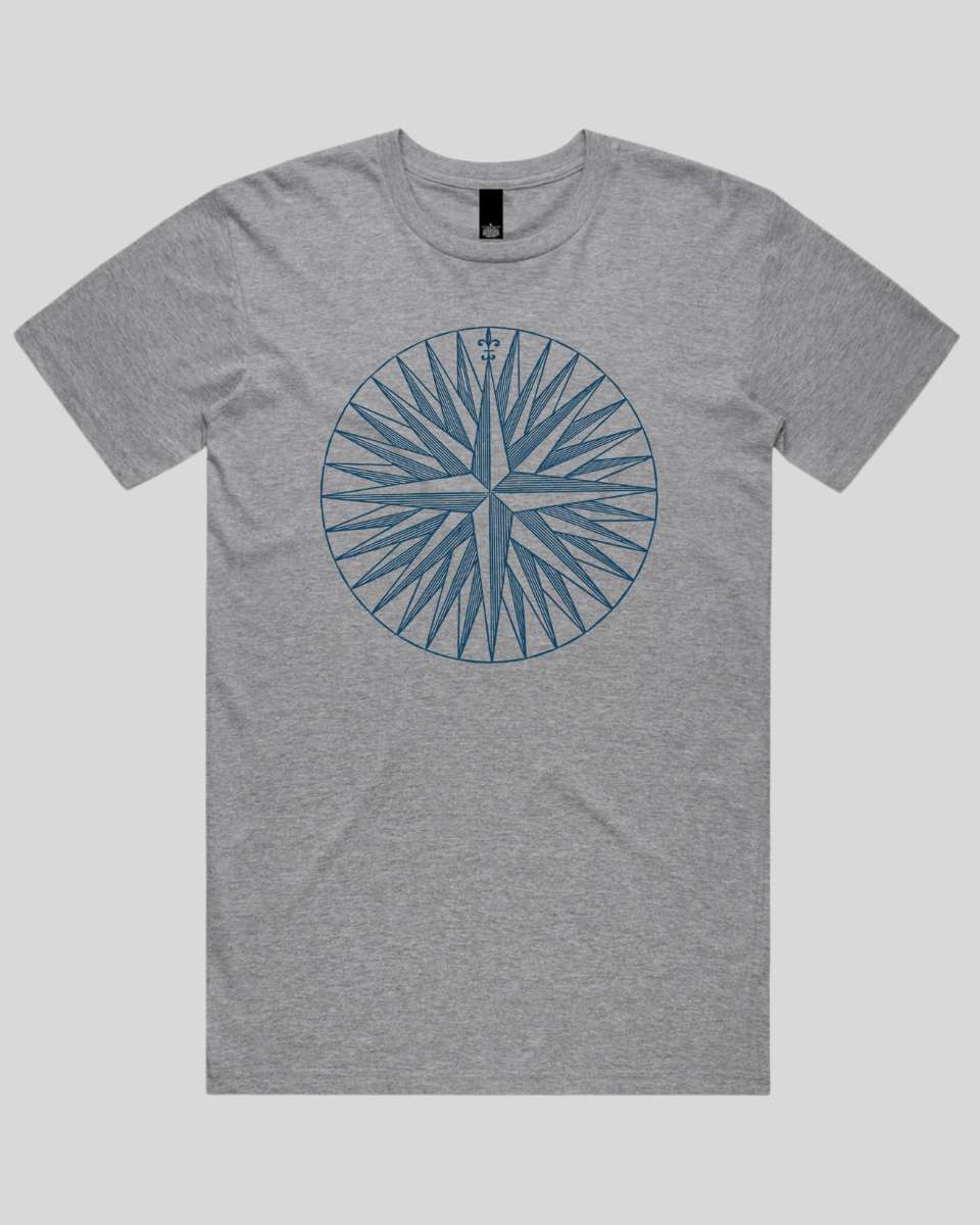 Explorer's Compass Wheel Men's T-Shirt
