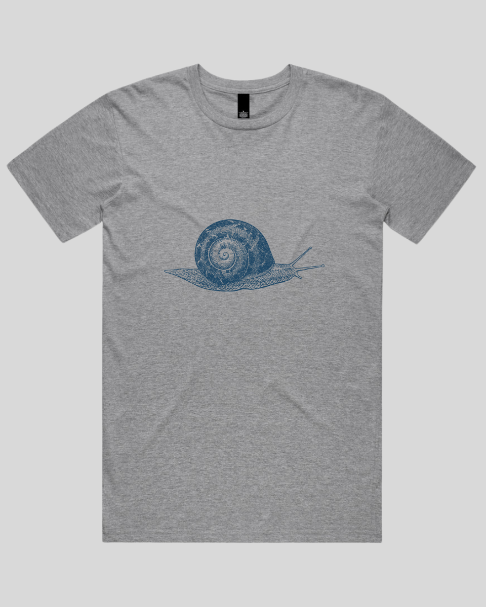 Spiral Snail Crawl Men's T-Shirt