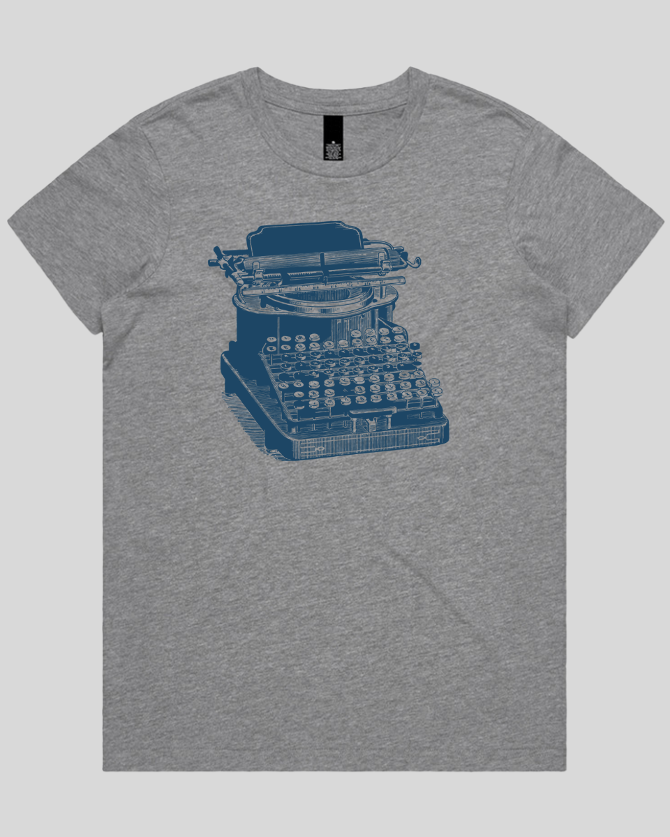 Antique Typewriter Print Women's T-Shirt
