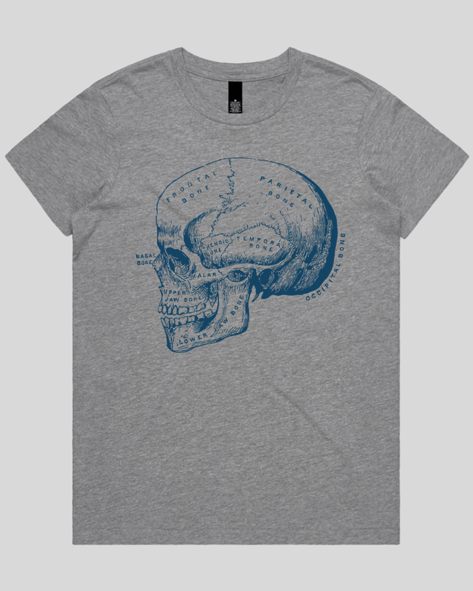 Blueprint Skull Women's T-Shirt