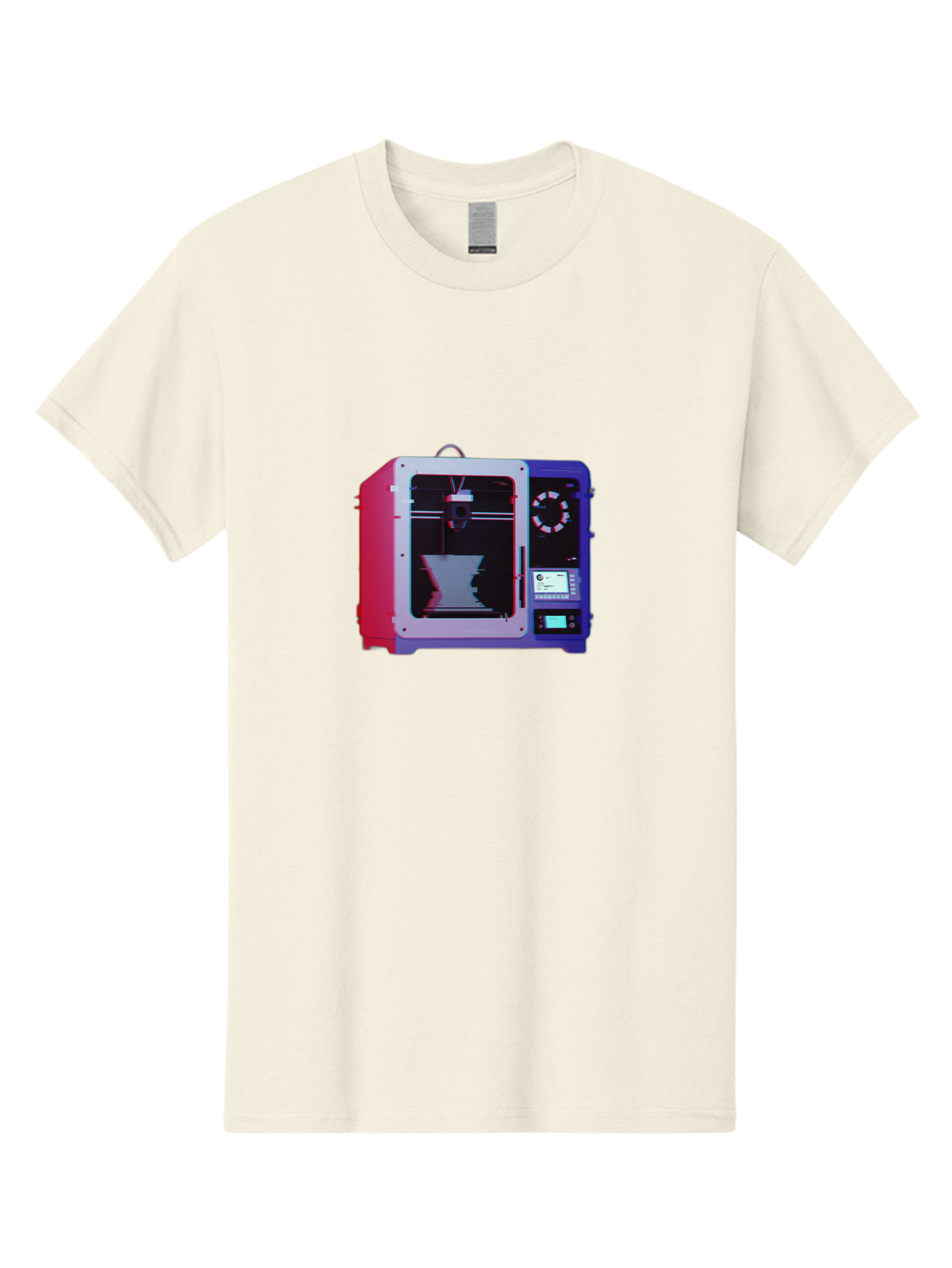 3D-Printer-15 Men'S Graphic Tee, 100% Cotton, Comfortable Casual Summer Wear, Machine Washable, 3D Printing Technology, Additive Manufacturing, Futuristic Design, Digital Fabrication, Rapid Prototyping, Custom Parts, Innovative Machinery Baa008