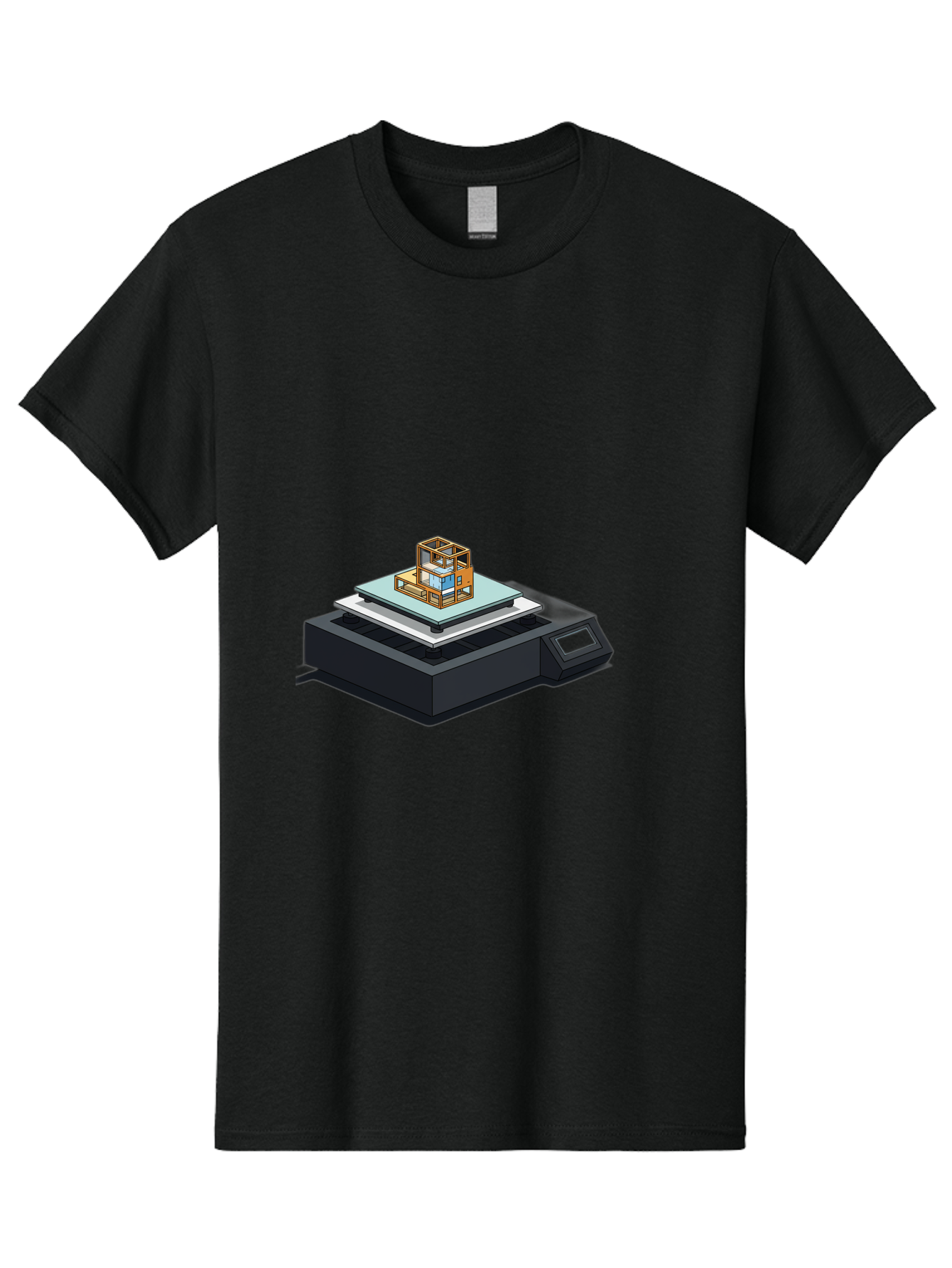 3D-Printer-19 Men'S Graphic Tee, 100% Cotton, Comfortable Casual Summer Wear, Machine Washable, 3D Printing Technology, Additive Manufacturing, Prototype Development, Rapid Prototyping, 3D Modeling, Futuristic Design, Innovative Printing, Baa012