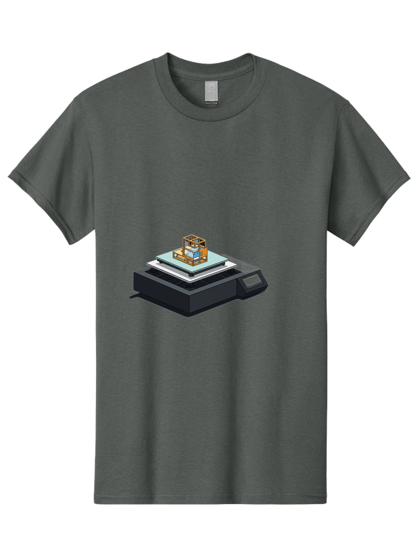 3D-Printer-19 Men'S Graphic Tee, 100% Cotton, Comfortable Casual Summer Wear, Machine Washable, 3D Printing Technology, Additive Manufacturing, Prototype Development, Rapid Prototyping, 3D Modeling, Futuristic Design, Innovative Printing, Baa012