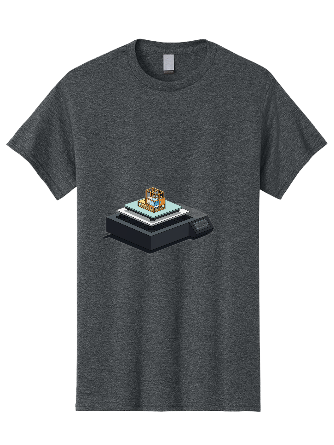 3D-Printer-19 Men'S Graphic Tee, 100% Cotton, Comfortable Casual Summer Wear, Machine Washable, 3D Printing Technology, Additive Manufacturing, Prototype Development, Rapid Prototyping, 3D Modeling, Futuristic Design, Innovative Printing, Baa012