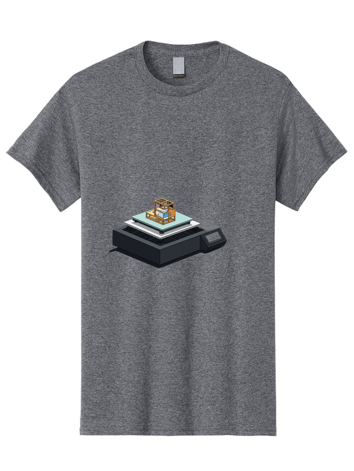 3D-Printer-19 Men'S Graphic Tee, 100% Cotton, Comfortable Casual Summer Wear, Machine Washable, 3D Printing Technology, Additive Manufacturing, Prototype Development, Rapid Prototyping, 3D Modeling, Futuristic Design, Innovative Printing, Baa012