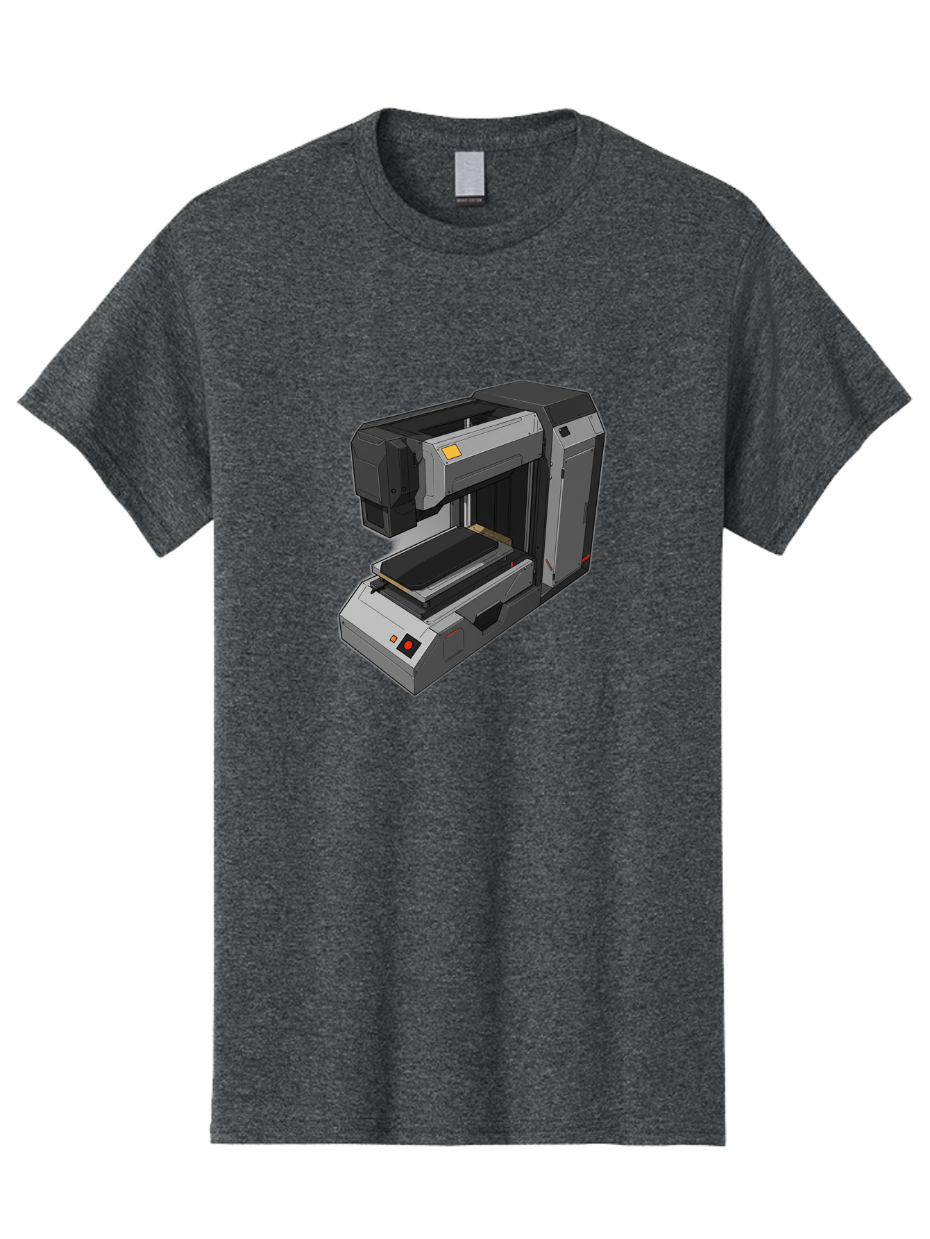 3D-Printer-41 Men'S Graphic Tee, 100% Cotton, Comfortable Casual Summer Wear, Machine Washable, 3D Printing Technology, Digital Fabrication, Additive Manufacturing, Printer Design, Futuristic Machinery, Modern Innovation, 3D Modeling, Baa037