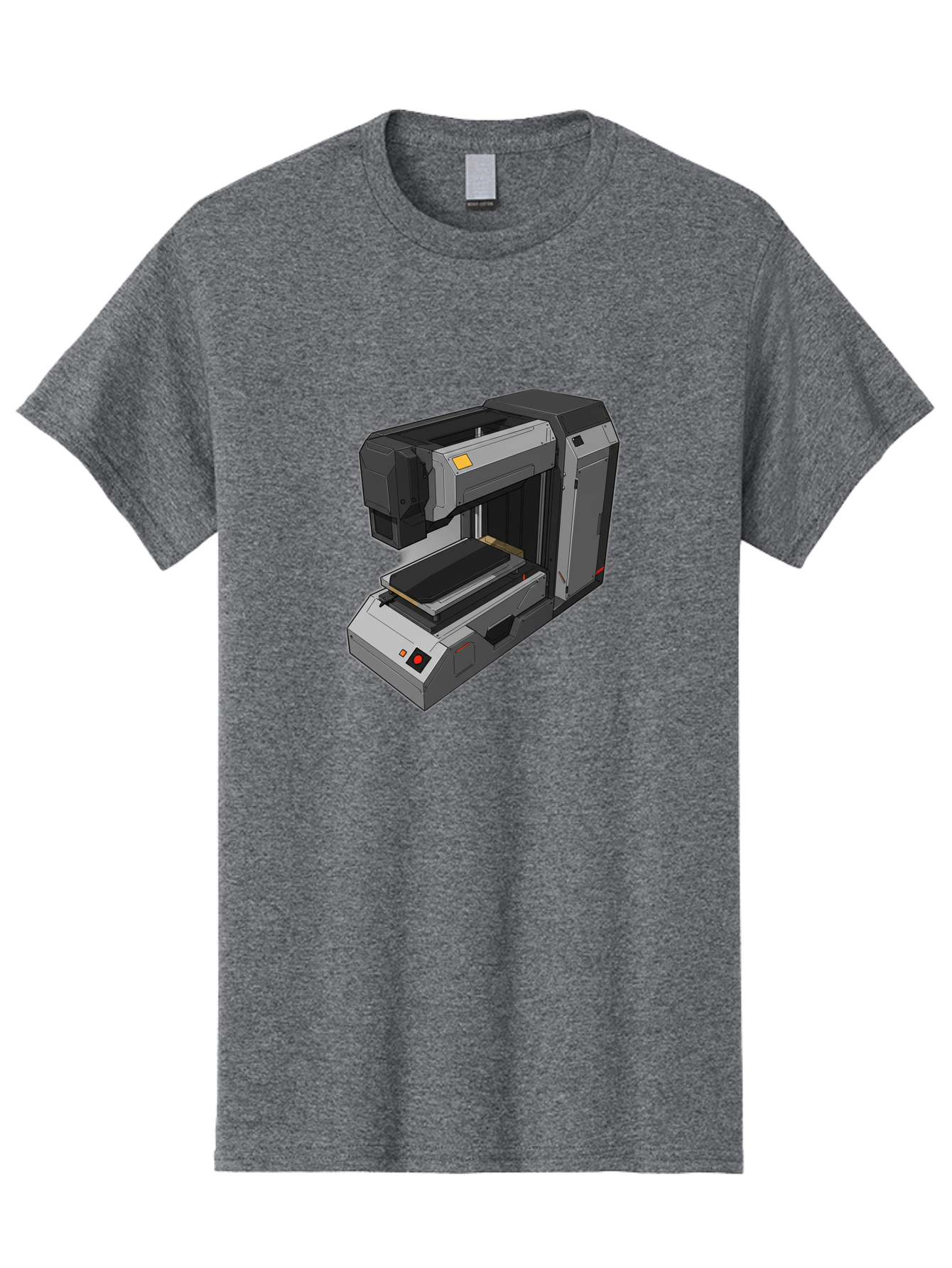 3D-Printer-41 Men'S Graphic Tee, 100% Cotton, Comfortable Casual Summer Wear, Machine Washable, 3D Printing Technology, Digital Fabrication, Additive Manufacturing, Printer Design, Futuristic Machinery, Modern Innovation, 3D Modeling, Baa037