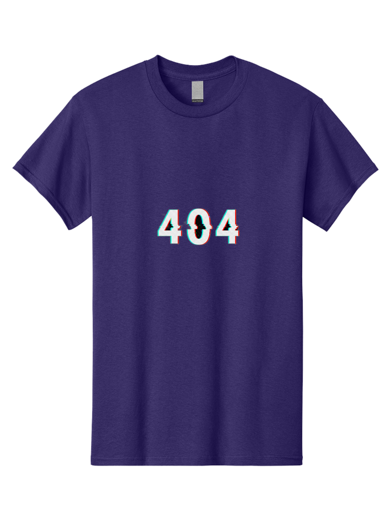 404-1 Men'S Graphic Tee, 100% Cotton, Comfortable Casual Summer Wear, Machine Washable, 404 Error, Glitch Effect, Distorted Text, Error Message, Page Not Found, Website Error, Digital Glitch Baa058