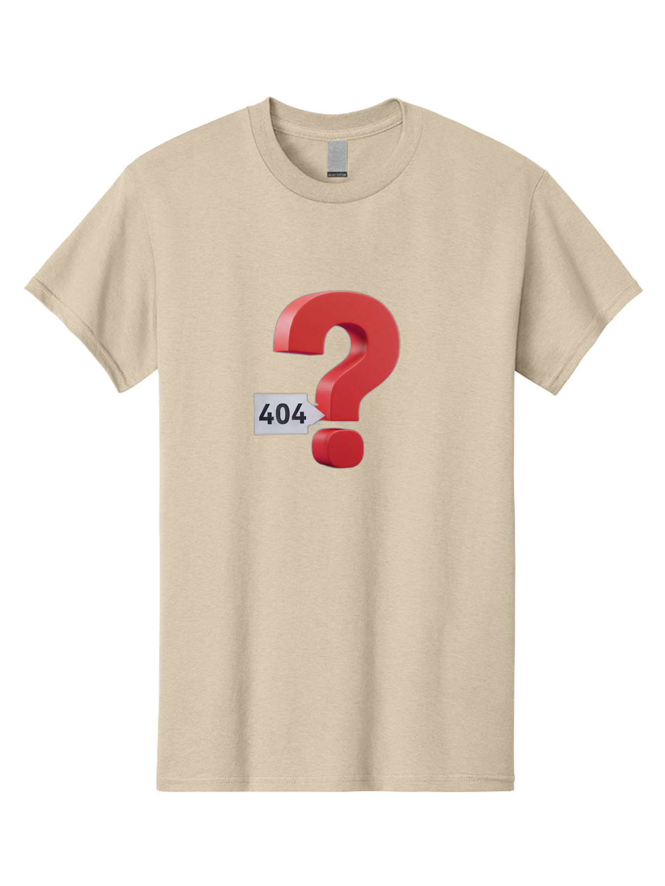404-2 Men'S Graphic Tee, 100% Cotton, Comfortable Casual Summer Wear, Machine Washable, Error Message, Page Not Found, 404 Number, Question Mark, Digital Glitch, Website Error, Technical Issue, Problem Solving, Troubleshooting Baa059