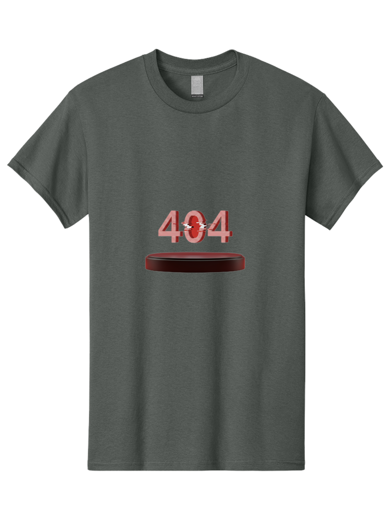 404-6 Men'S Graphic Tee, 100% Cotton, Comfortable Casual Summer Wear, Machine Washable, 404 Error Message, Glitch Effect, Red Numbers, Broken Link, Error Page, Digital Disruption, Cyber Glitch, Futuristic Design Baa063