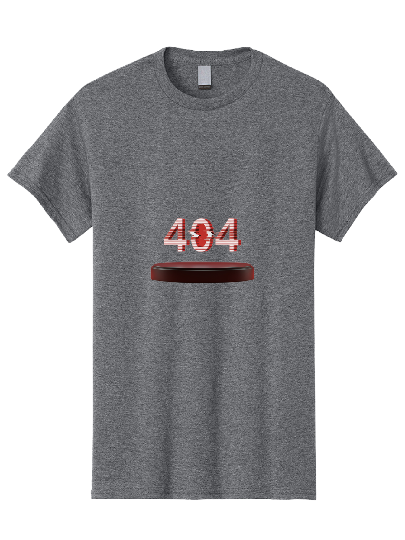 404-6 Men'S Graphic Tee, 100% Cotton, Comfortable Casual Summer Wear, Machine Washable, 404 Error Message, Glitch Effect, Red Numbers, Broken Link, Error Page, Digital Disruption, Cyber Glitch, Futuristic Design Baa063