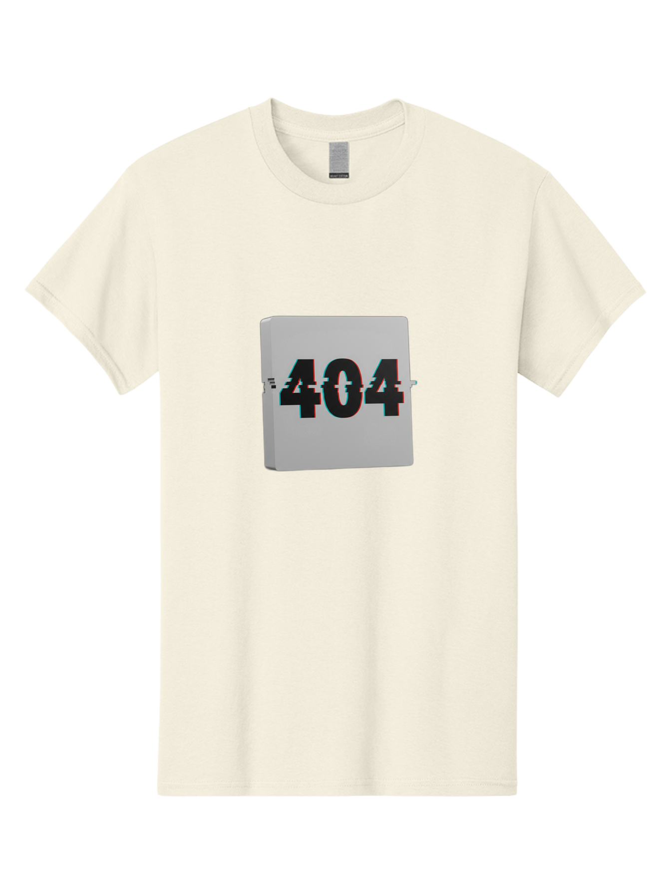 404-7 Men'S Graphic Tee, 100% Cotton, Comfortable Casual Summer Wear, Machine Washable, 404 Error, Page Not Found, Digital Glitch, Distorted Text, Error Message, Broken Link, Website Issue, Technical Problem, Online Error Baa064