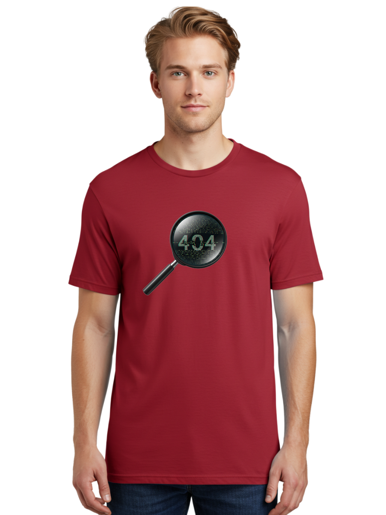 404-Error-1 Men'S Graphic Tee, 100% Cotton, Comfortable Casual Summer Wear, Machine Washable, 404 Error Message, Page Not Found, Broken Link, Web Development, Coding Issues, Debugging, Error Code, Website Maintenance, Online Troubleshooting, Baa073