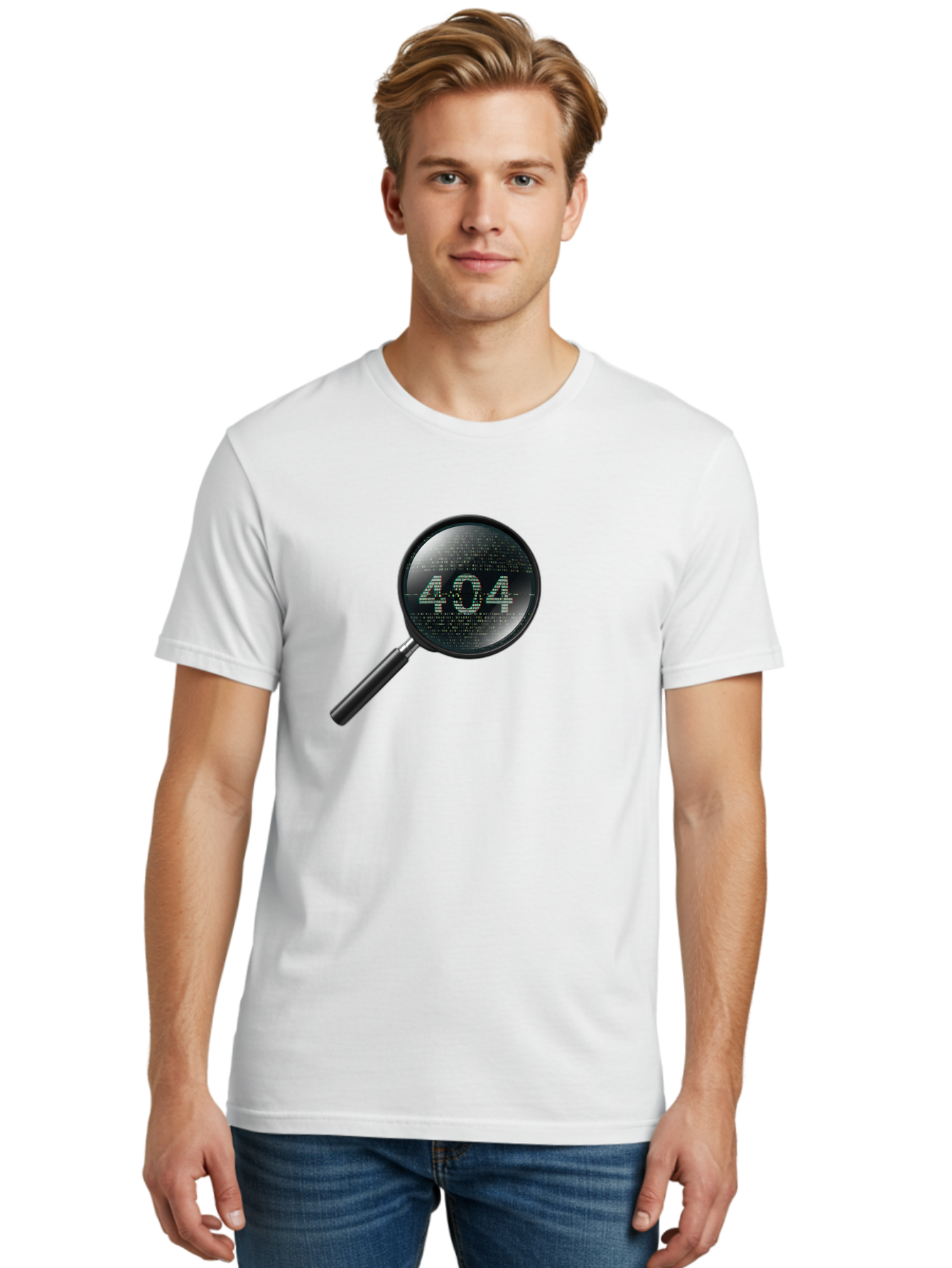404-Error-1 Men'S Graphic Tee, 100% Cotton, Comfortable Casual Summer Wear, Machine Washable, 404 Error Message, Page Not Found, Broken Link, Web Development, Coding Issues, Debugging, Error Code, Website Maintenance, Online Troubleshooting, Baa073