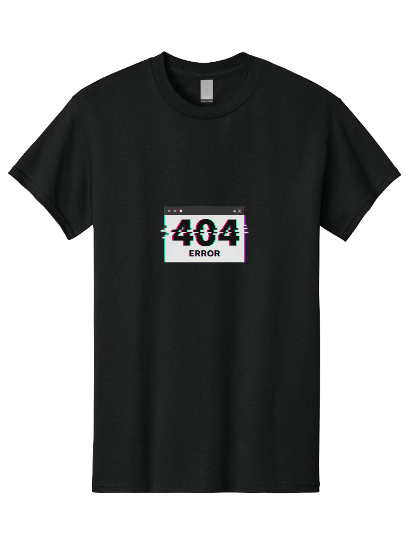 404-Error-2 Men'S Graphic Tee, 100% Cotton, Comfortable Casual Summer Wear, Machine Washable, 404 Error Page, Glitch Effect, Distorted Text, Broken Link, Webpage Not Found, Glitch Art, Error Message, Cyberpunk, Distorted Graphic, 404, Error Baa076