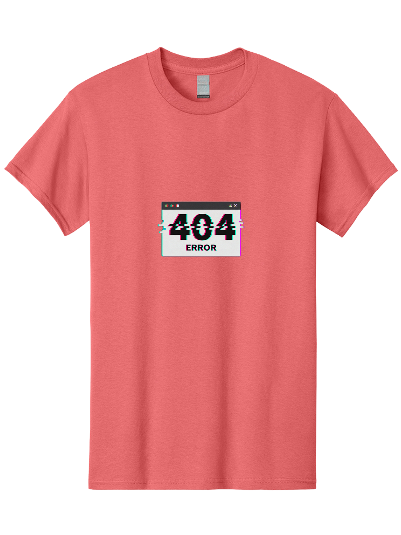 404-Error-2 Men'S Graphic Tee, 100% Cotton, Comfortable Casual Summer Wear, Machine Washable, 404 Error Page, Glitch Effect, Distorted Text, Broken Link, Webpage Not Found, Glitch Art, Error Message, Cyberpunk, Distorted Graphic, 404, Error Baa076
