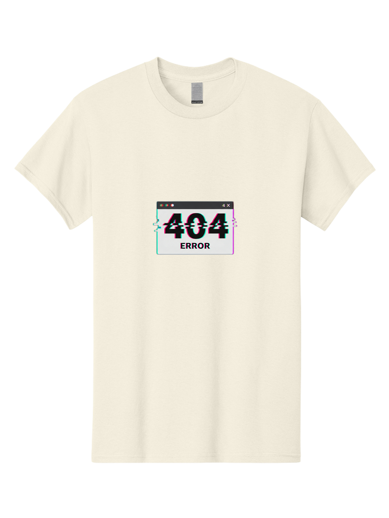 404-Error-2 Men'S Graphic Tee, 100% Cotton, Comfortable Casual Summer Wear, Machine Washable, 404 Error Page, Glitch Effect, Distorted Text, Broken Link, Webpage Not Found, Glitch Art, Error Message, Cyberpunk, Distorted Graphic, 404, Error Baa076