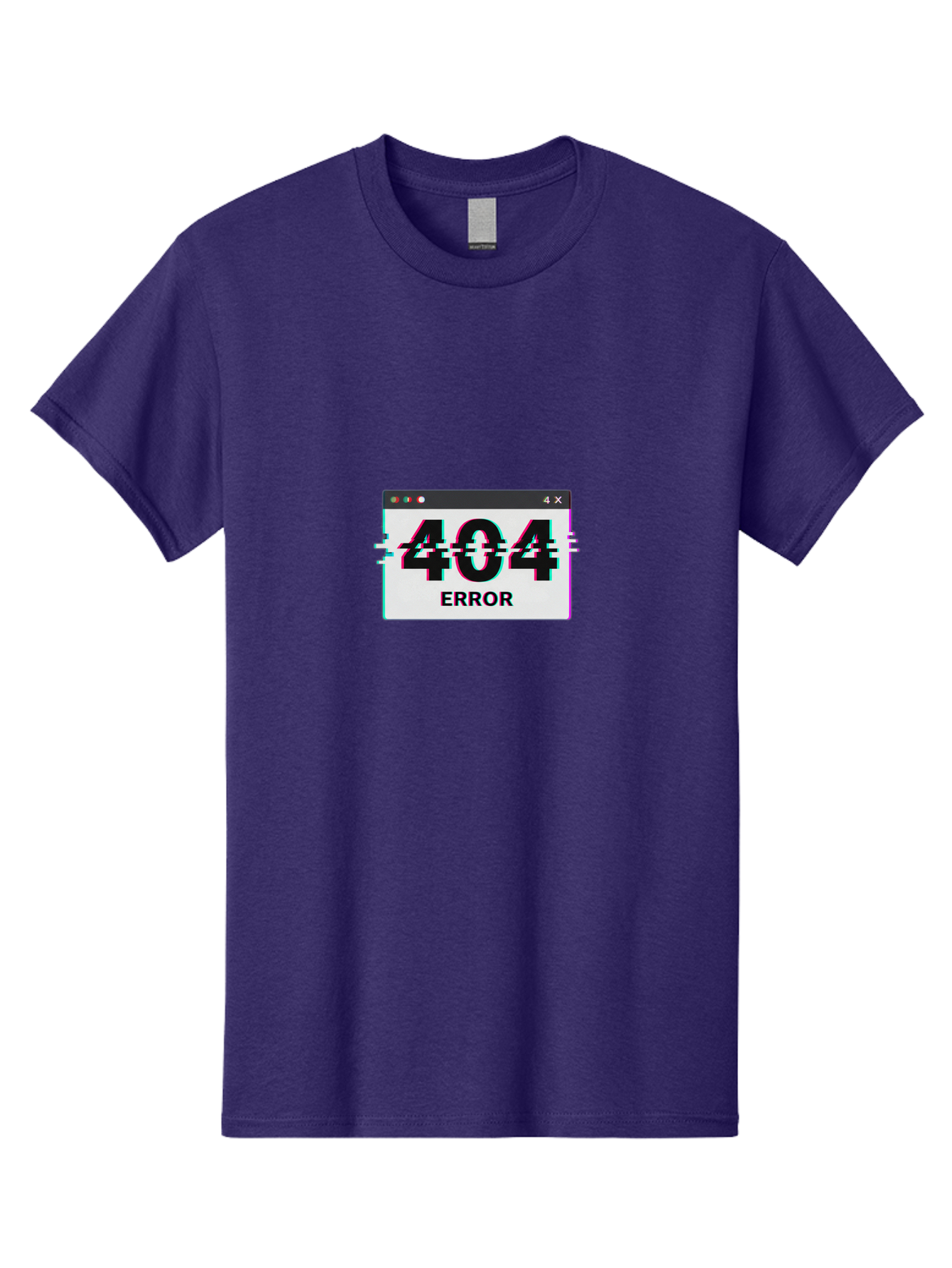 404-Error-2 Men'S Graphic Tee, 100% Cotton, Comfortable Casual Summer Wear, Machine Washable, 404 Error Page, Glitch Effect, Distorted Text, Broken Link, Webpage Not Found, Glitch Art, Error Message, Cyberpunk, Distorted Graphic, 404, Error Baa076