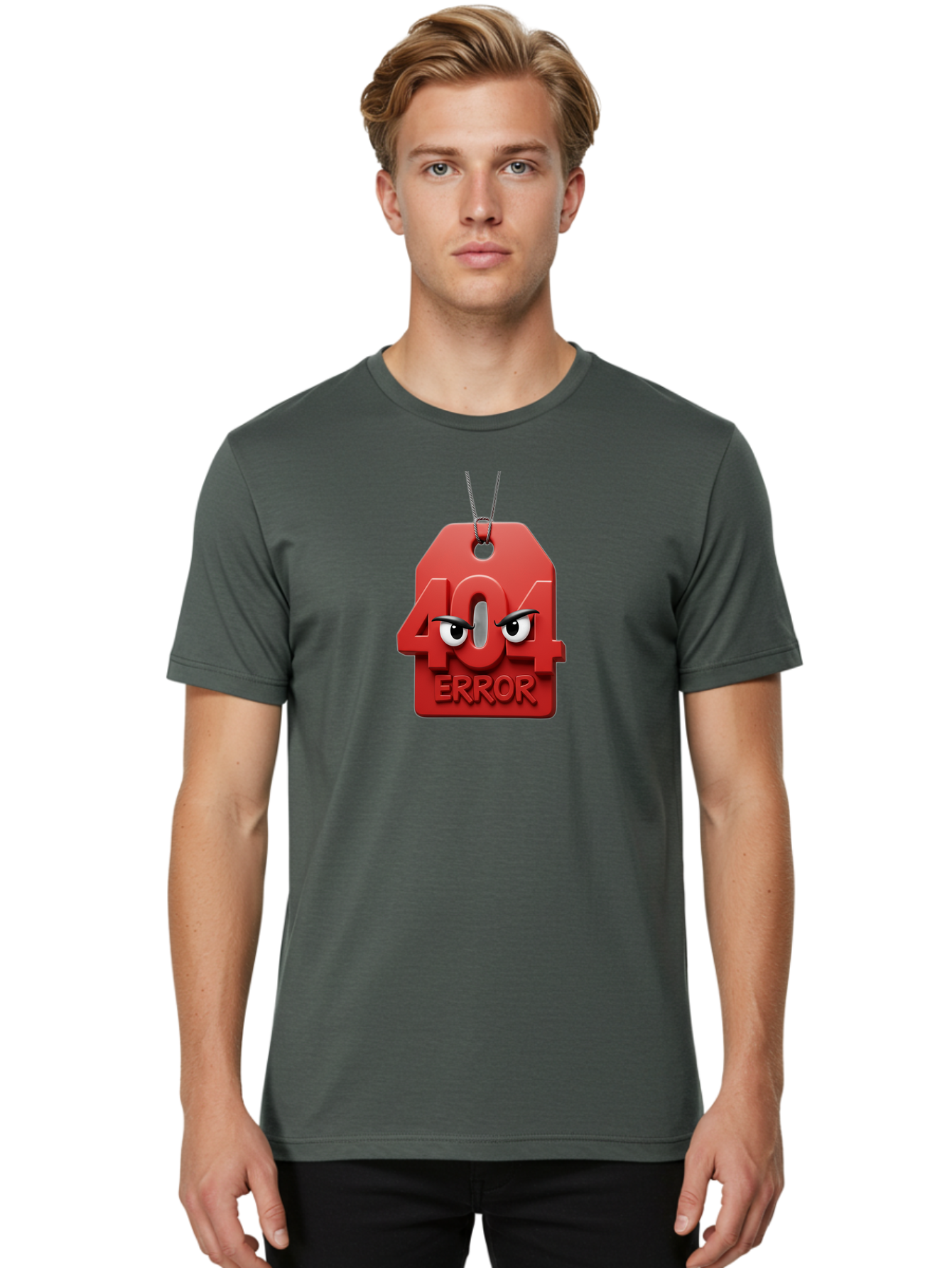 404-Error-6 Men'S Graphic Tee, 100% Cotton, Comfortable Casual Summer Wear, Machine Washable, 404 Error Page, Page Not Found, Error Message, Website Glitch, Web Development Issue, Technical Problem, 404 Error Baa080
