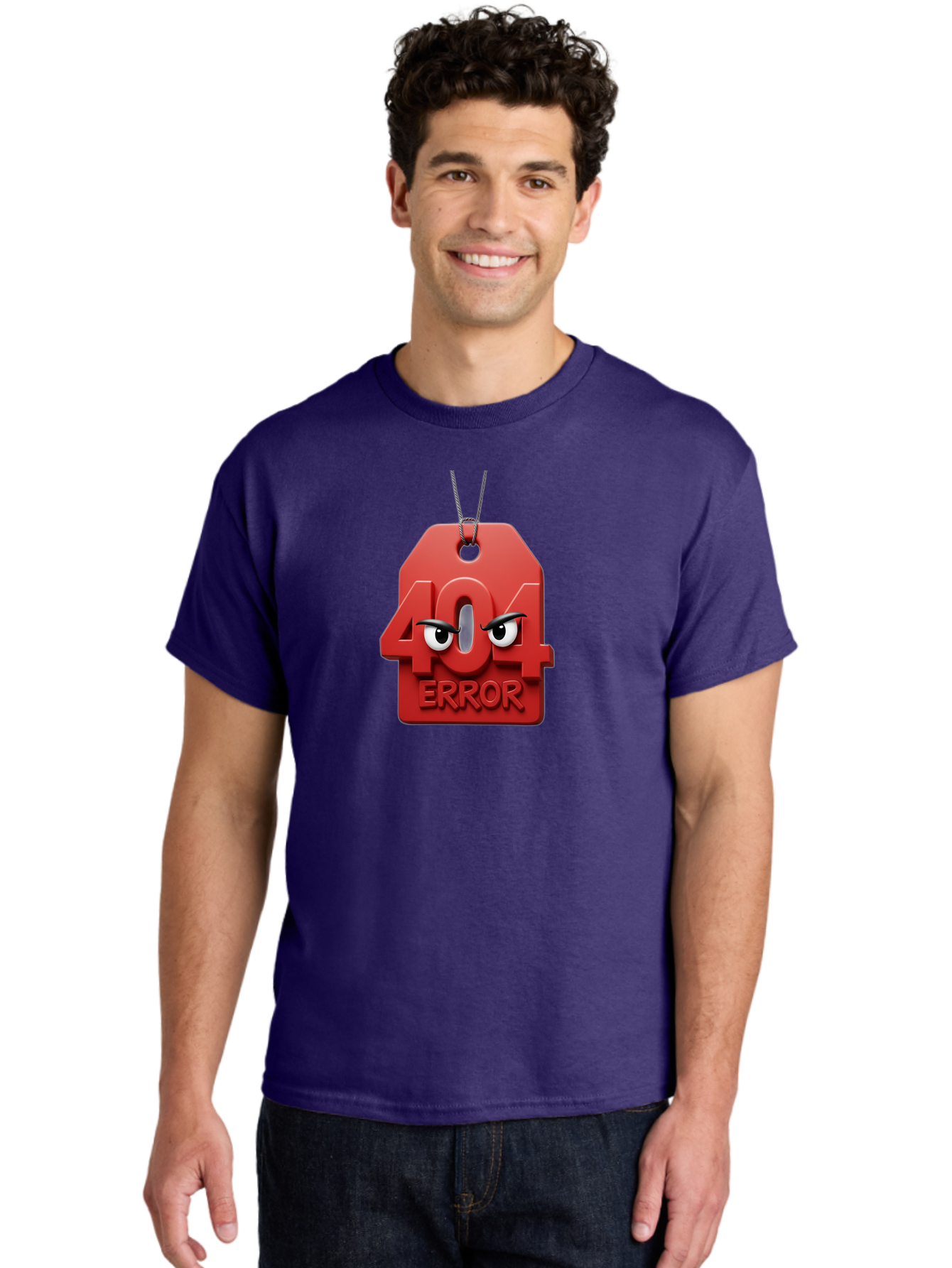 404-Error-6 Men'S Graphic Tee, 100% Cotton, Comfortable Casual Summer Wear, Machine Washable, 404 Error Page, Page Not Found, Error Message, Website Glitch, Web Development Issue, Technical Problem, 404 Error Baa080