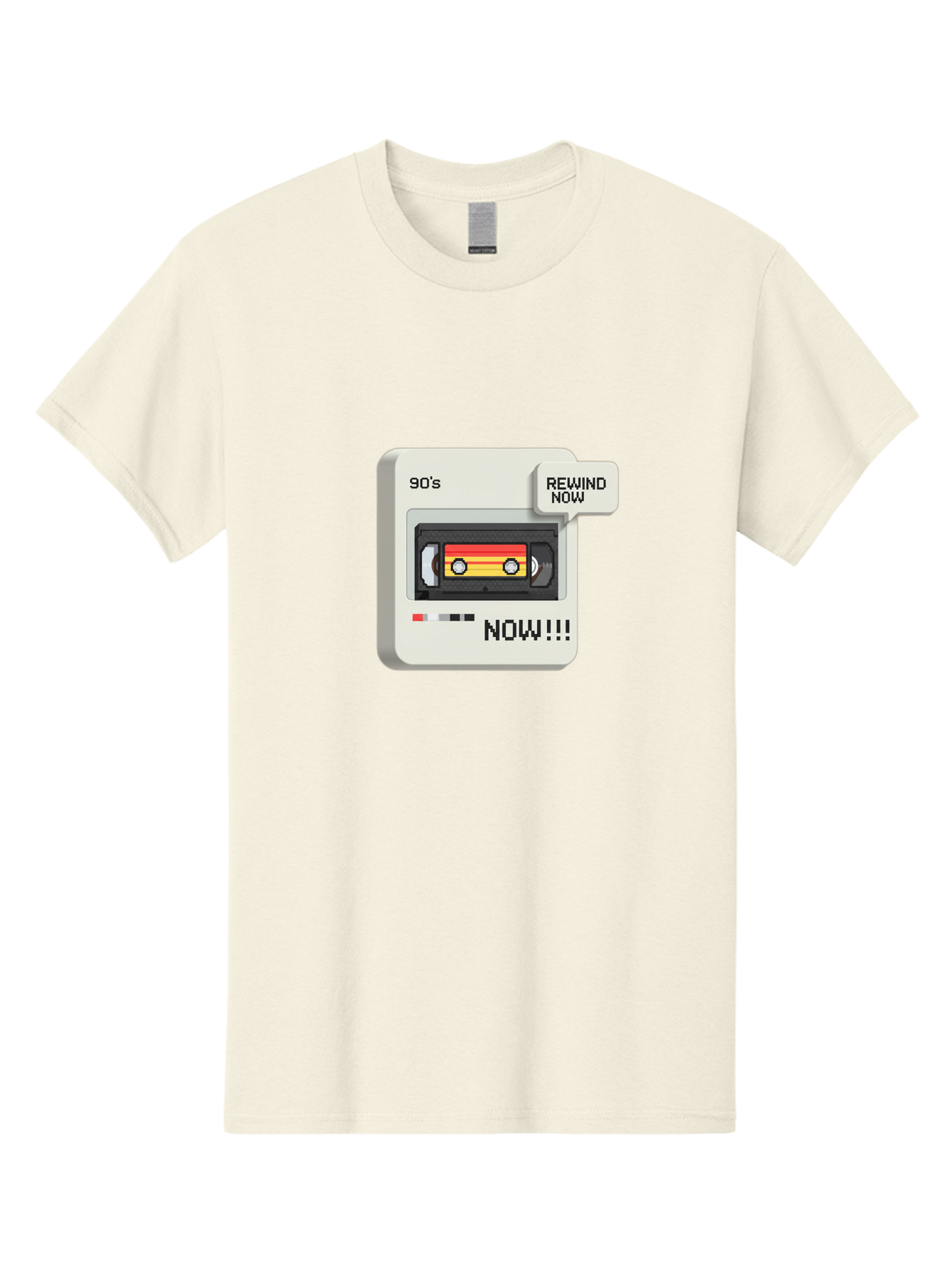 90-S-Rewind Men'S Graphic Tee, 100% Cotton, Comfortable Casual Summer Wear, Machine Washable, Retro Cassette Tape, 90'S Nostalgia, Rewind Now, Vintage Music, Nostalgic Vibes, Retro Technology, Old School Audio, Cassette Player Baa121