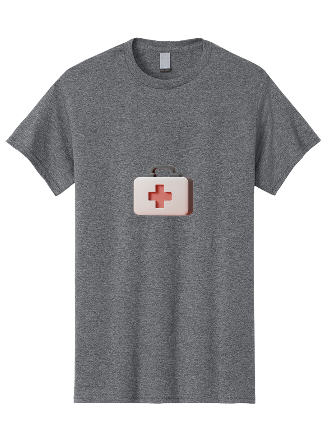 Aid-Kit-2 Men'S Graphic Tee, 100% Cotton, Comfortable Casual Summer Wear, Machine Washable, First Aid Kit, Medical Cross, Health Care, Emergency Response, Medical Symbol, Red Cross Baa125