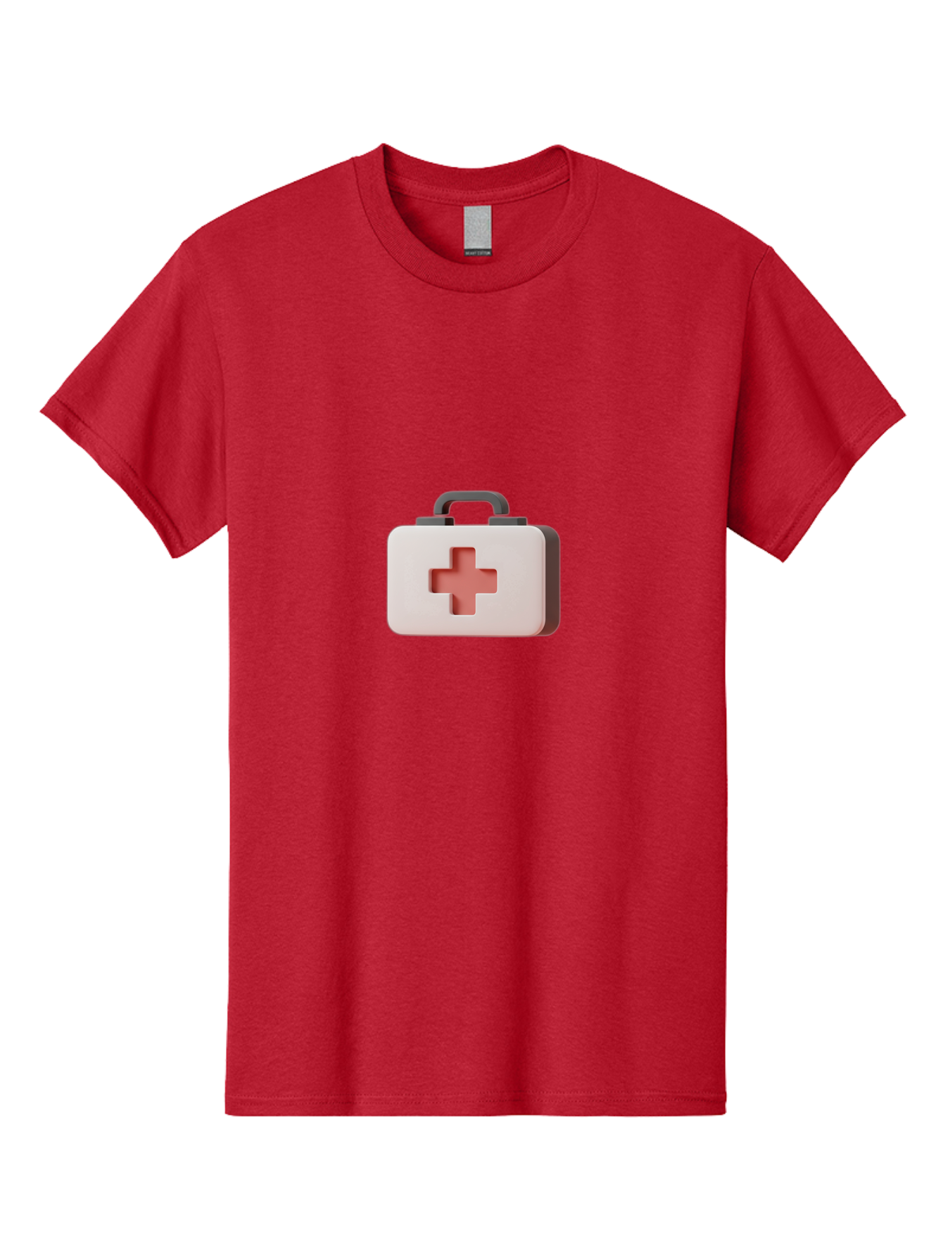 Aid-Kit-2 Men'S Graphic Tee, 100% Cotton, Comfortable Casual Summer Wear, Machine Washable, First Aid Kit, Medical Cross, Health Care, Emergency Response, Medical Symbol, Red Cross Baa125