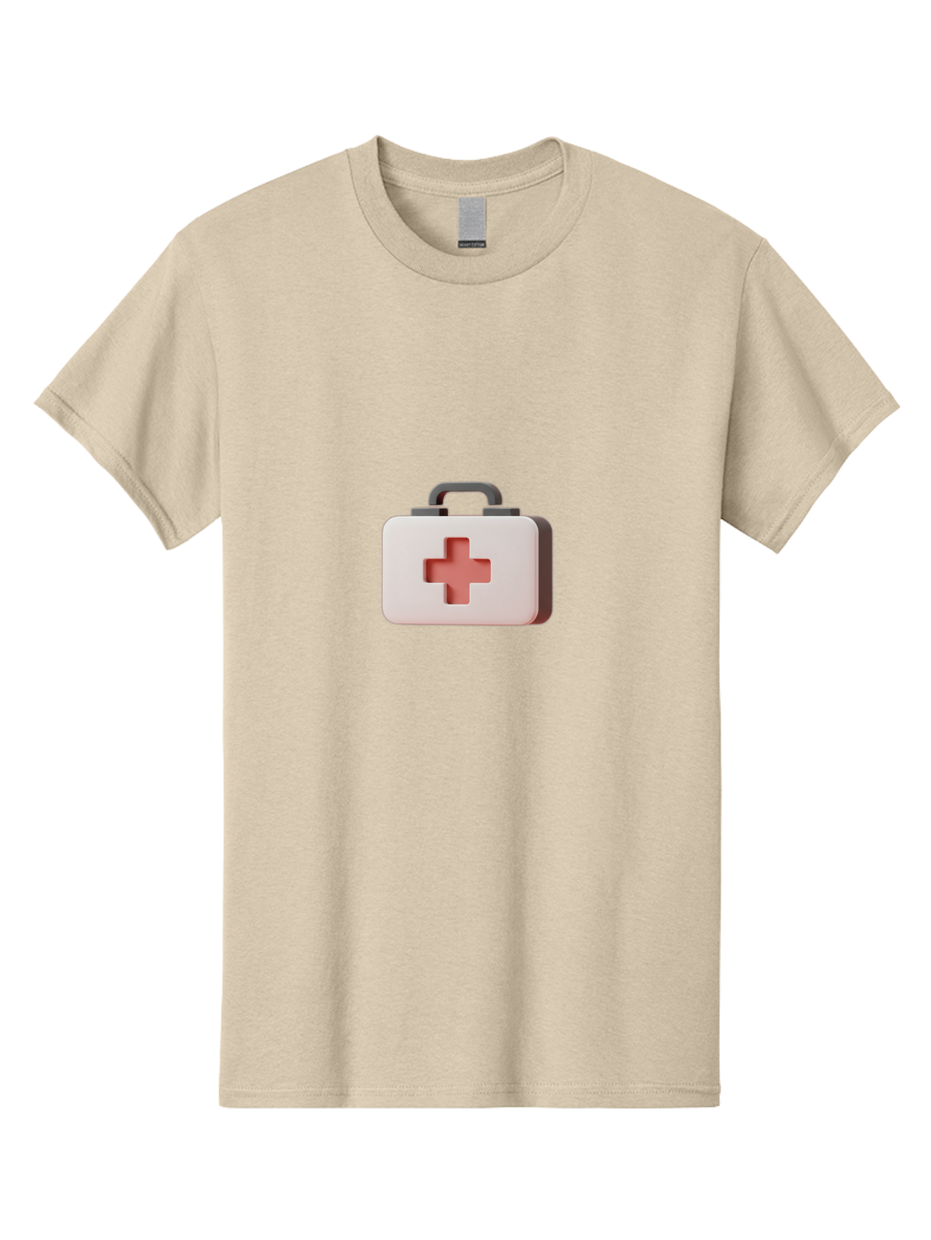 Aid-Kit-2 Men'S Graphic Tee, 100% Cotton, Comfortable Casual Summer Wear, Machine Washable, First Aid Kit, Medical Cross, Health Care, Emergency Response, Medical Symbol, Red Cross Baa125