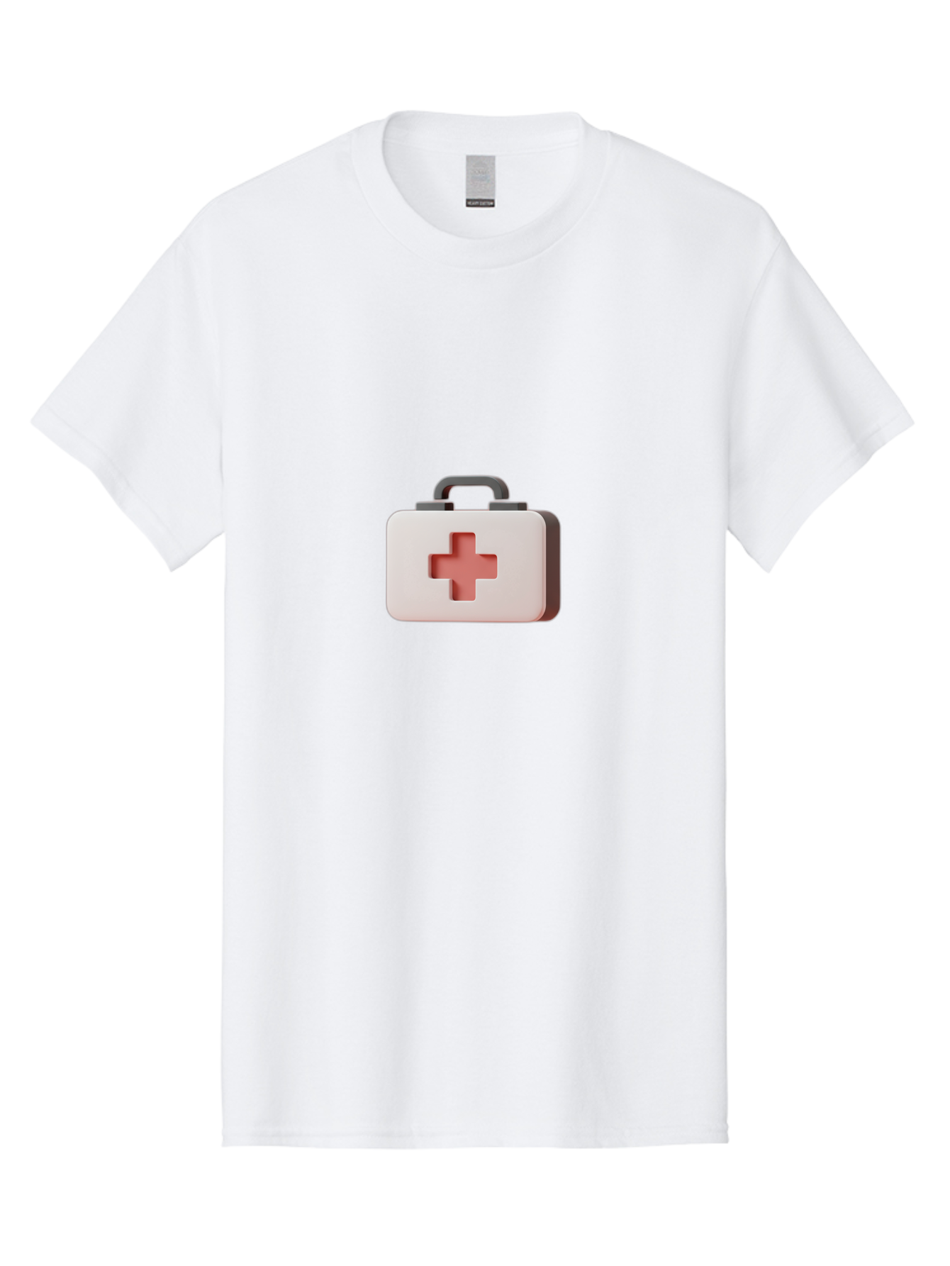 Aid-Kit-2 Men'S Graphic Tee, 100% Cotton, Comfortable Casual Summer Wear, Machine Washable, First Aid Kit, Medical Cross, Health Care, Emergency Response, Medical Symbol, Red Cross Baa125