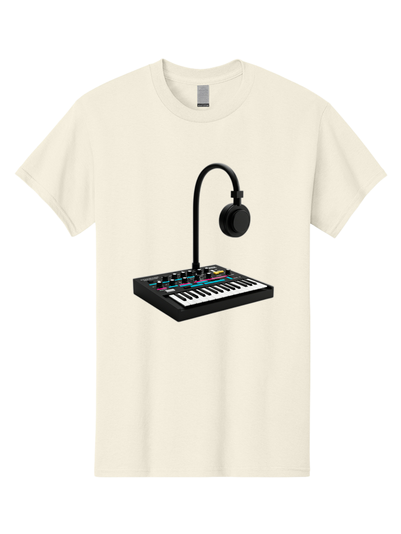 Arturia-Minilab-Mkii Men'S Graphic Tee, 100% Cotton, Comfortable Casual Summer Wear, Machine Washable, Korg Minilogue Synthesizer, Electronic Music Production, Sound Design, Music Creation, Audio Equipment, Midi Controller, Music Gear, Baa140
