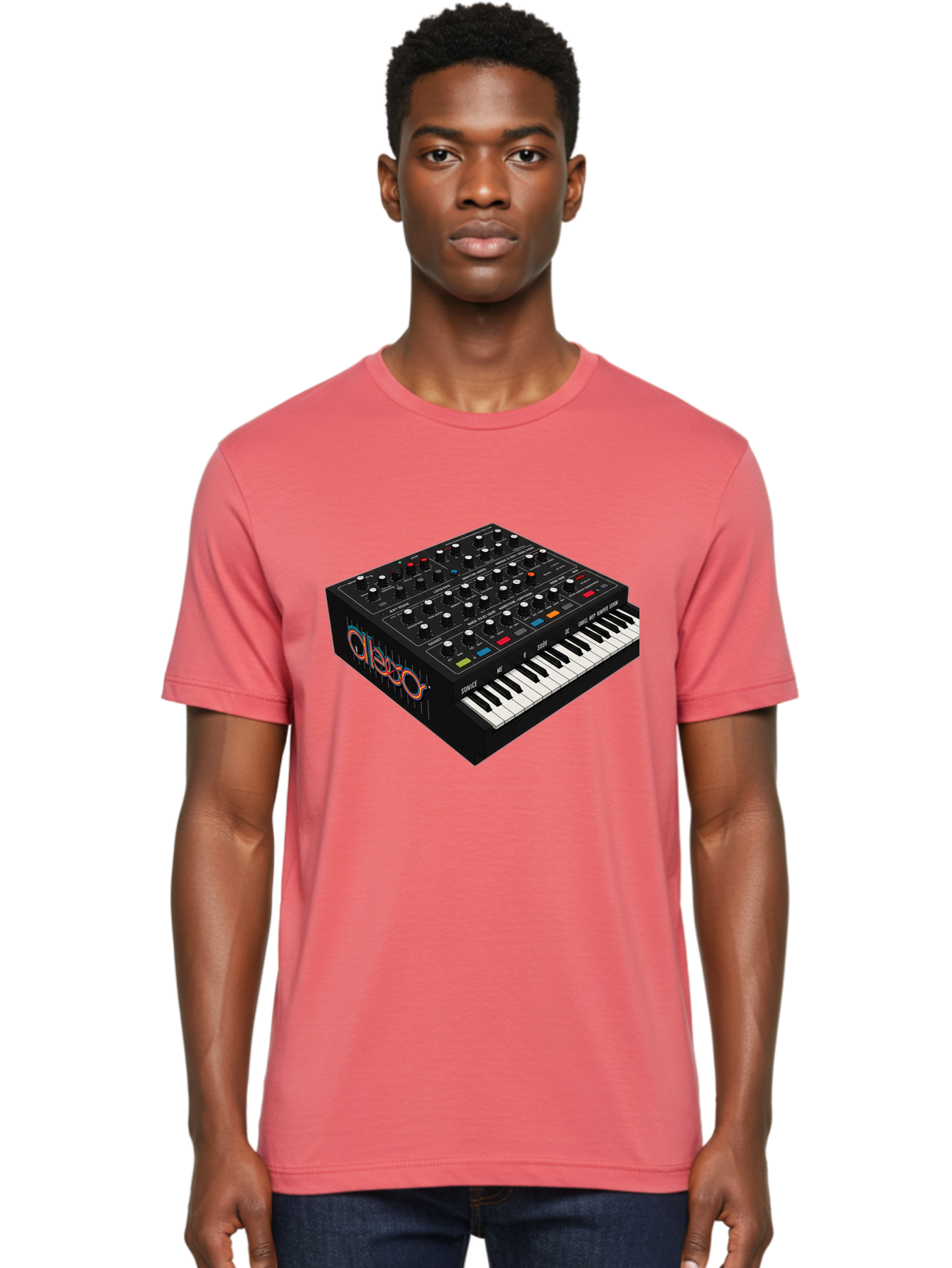 Arturia-Minilab Men'S Graphic Tee, 100% Cotton, Comfortable Casual Summer Wear, Machine Washable, Electronic Keyboard, Synthesizer, Music Production, Sound Design, Midi Controller, Music Technology, Audio Equipment, Musical Instrument, Baa141