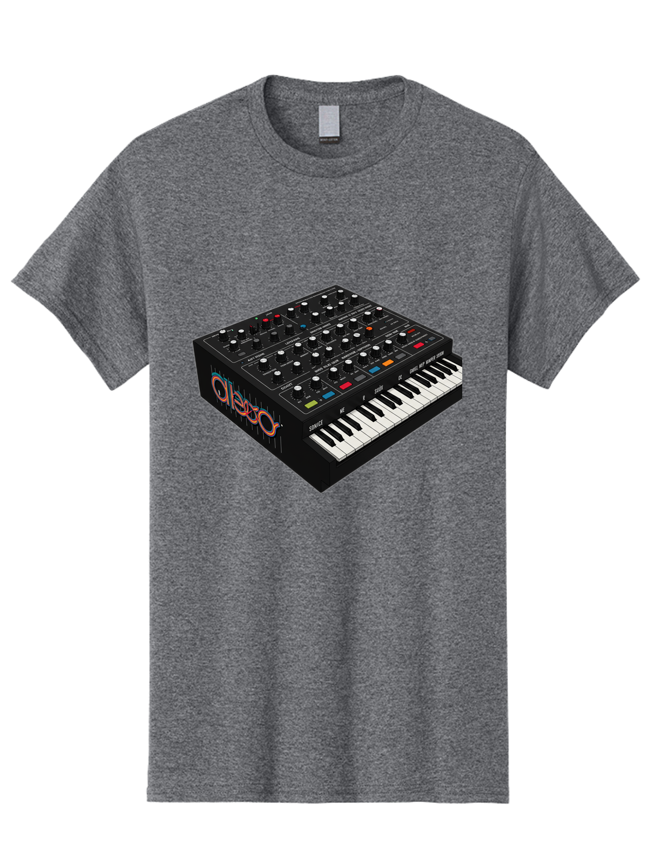 Arturia-Minilab Men'S Graphic Tee, 100% Cotton, Comfortable Casual Summer Wear, Machine Washable, Electronic Keyboard, Synthesizer, Music Production, Sound Design, Midi Controller, Music Technology, Audio Equipment, Musical Instrument, Baa141