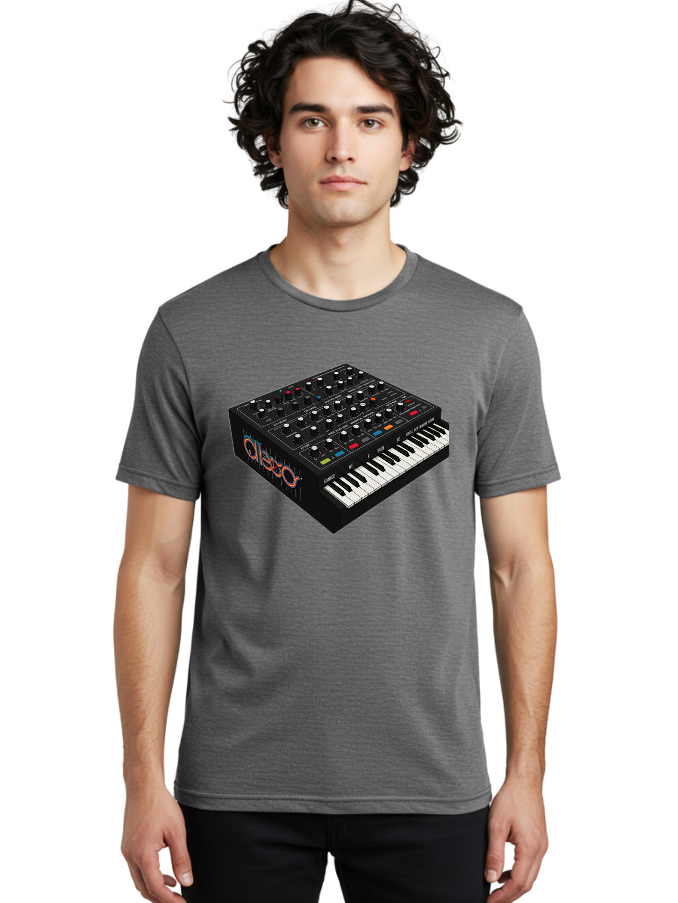Arturia-Minilab Men'S Graphic Tee, 100% Cotton, Comfortable Casual Summer Wear, Machine Washable, Electronic Keyboard, Synthesizer, Music Production, Sound Design, Midi Controller, Music Technology, Audio Equipment, Musical Instrument, Baa141