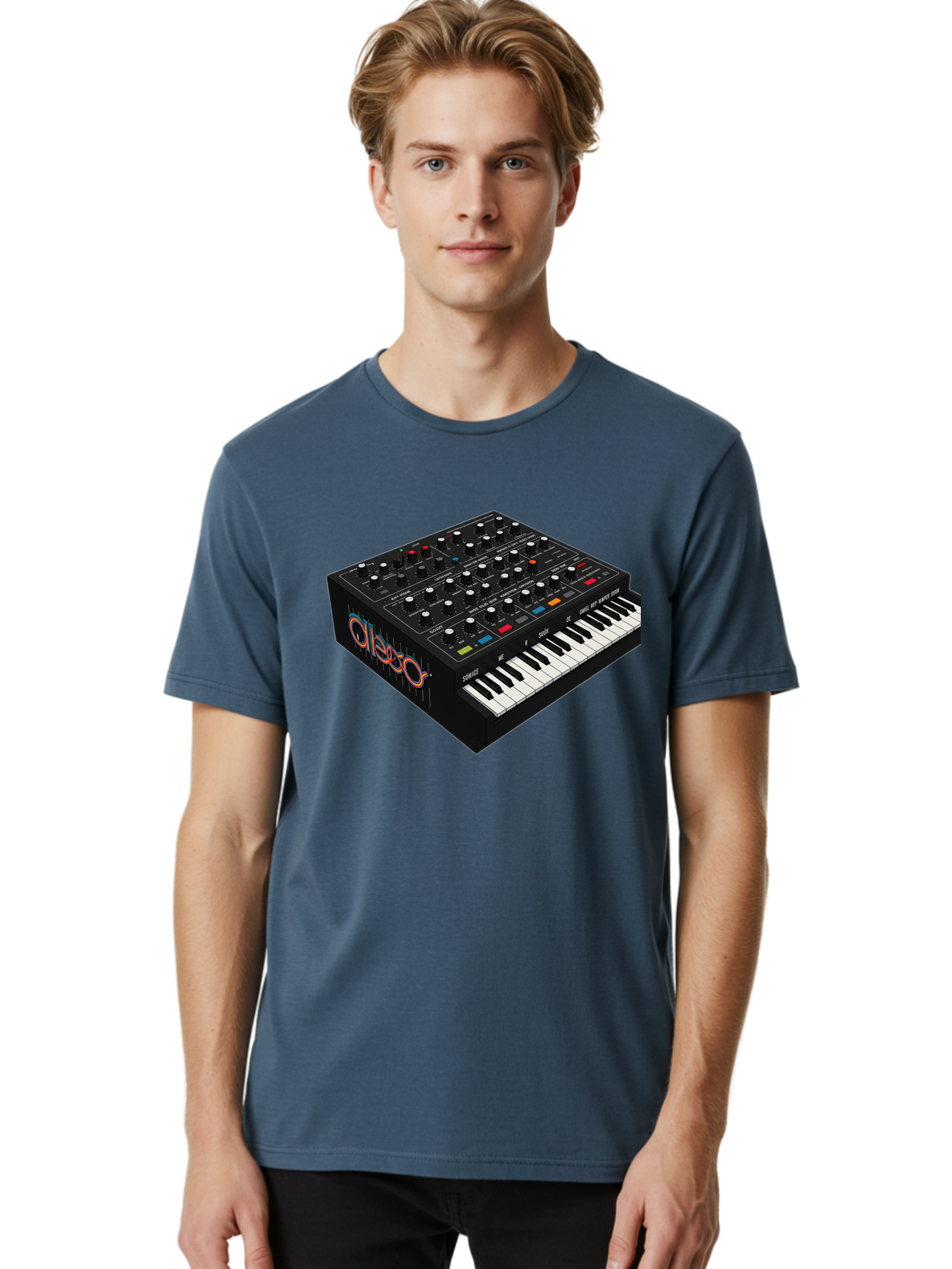 Arturia-Minilab Men'S Graphic Tee, 100% Cotton, Comfortable Casual Summer Wear, Machine Washable, Electronic Keyboard, Synthesizer, Music Production, Sound Design, Midi Controller, Music Technology, Audio Equipment, Musical Instrument, Baa141