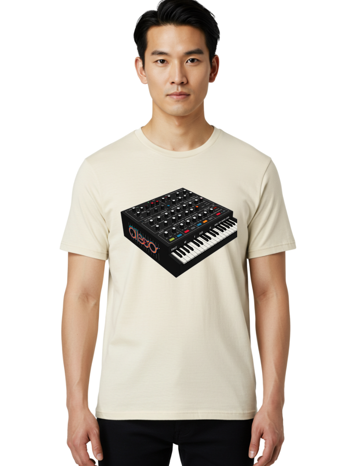 Arturia-Minilab Men'S Graphic Tee, 100% Cotton, Comfortable Casual Summer Wear, Machine Washable, Electronic Keyboard, Synthesizer, Music Production, Sound Design, Midi Controller, Music Technology, Audio Equipment, Musical Instrument, Baa141