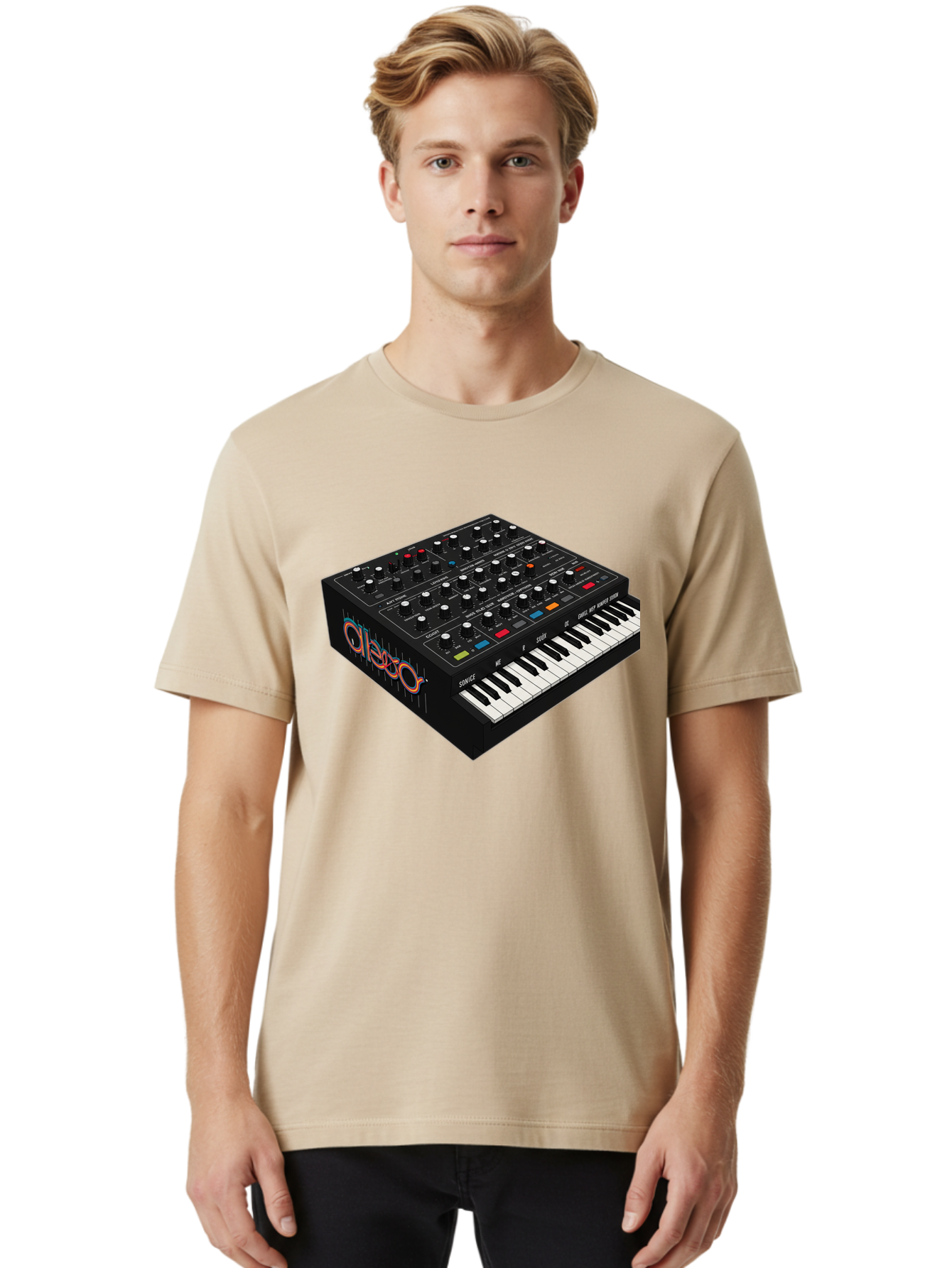Arturia-Minilab Men'S Graphic Tee, 100% Cotton, Comfortable Casual Summer Wear, Machine Washable, Electronic Keyboard, Synthesizer, Music Production, Sound Design, Midi Controller, Music Technology, Audio Equipment, Musical Instrument, Baa141