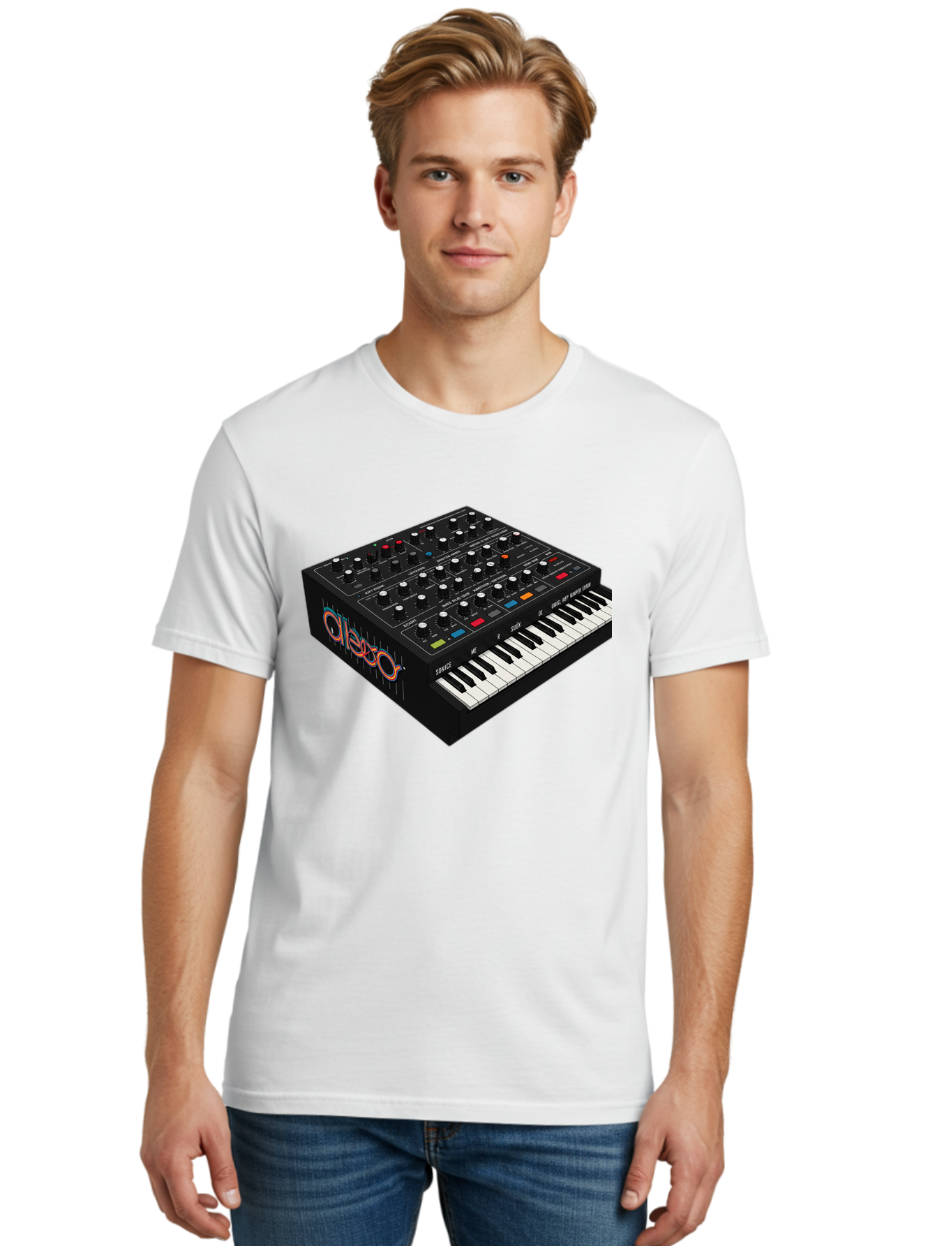 Arturia-Minilab Men'S Graphic Tee, 100% Cotton, Comfortable Casual Summer Wear, Machine Washable, Electronic Keyboard, Synthesizer, Music Production, Sound Design, Midi Controller, Music Technology, Audio Equipment, Musical Instrument, Baa141