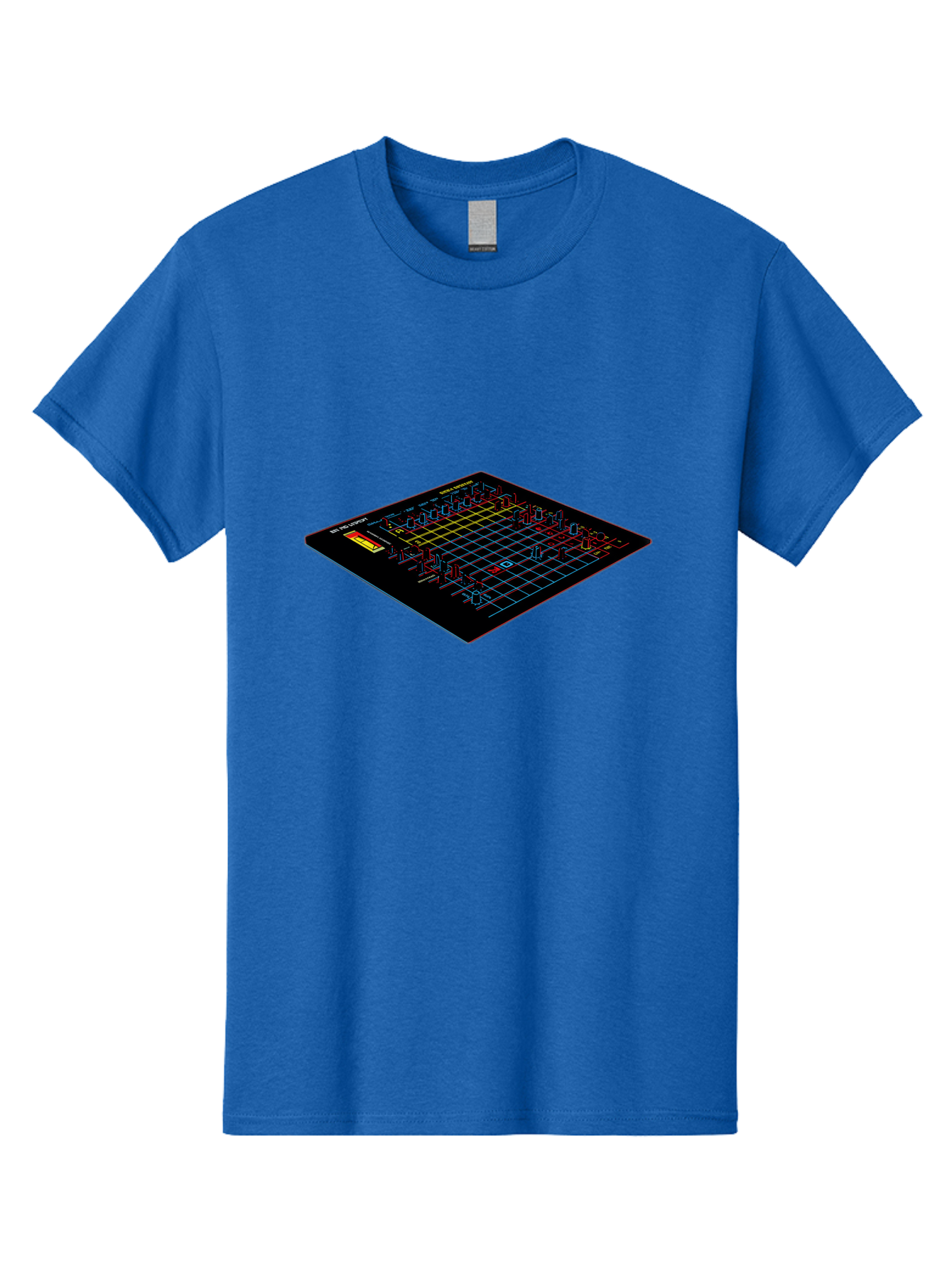 Battleship-Game-Board Men'S Graphic Tee, 100% Cotton, Comfortable Casual Summer Wear, Machine Washable, Battleship Game, Naval Combat, Strategy Game, Grid Layout, Battleship Theme, Game Board, Strategy Board Game, Naval Warfare, Classic Game, Baa155