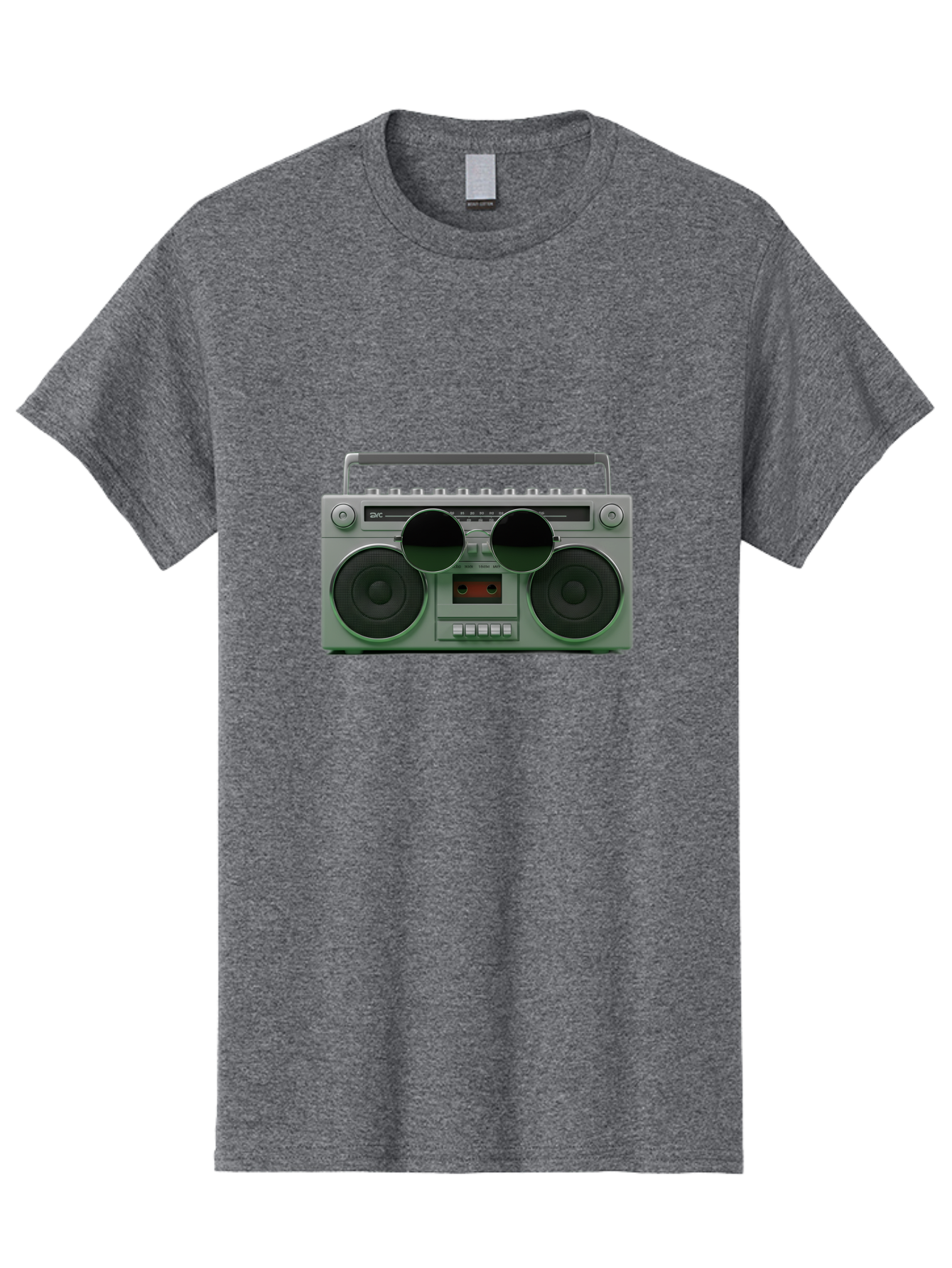 Boombox-3 Men'S Graphic Tee, 100% Cotton, Comfortable Casual Summer Wear, Machine Washable, Retro Boombox, Vintage Audio Equipment, Cassette Player, Portable Music, Nostalgic Technology, Retro Music Player, 80S Music Gear, Baa184