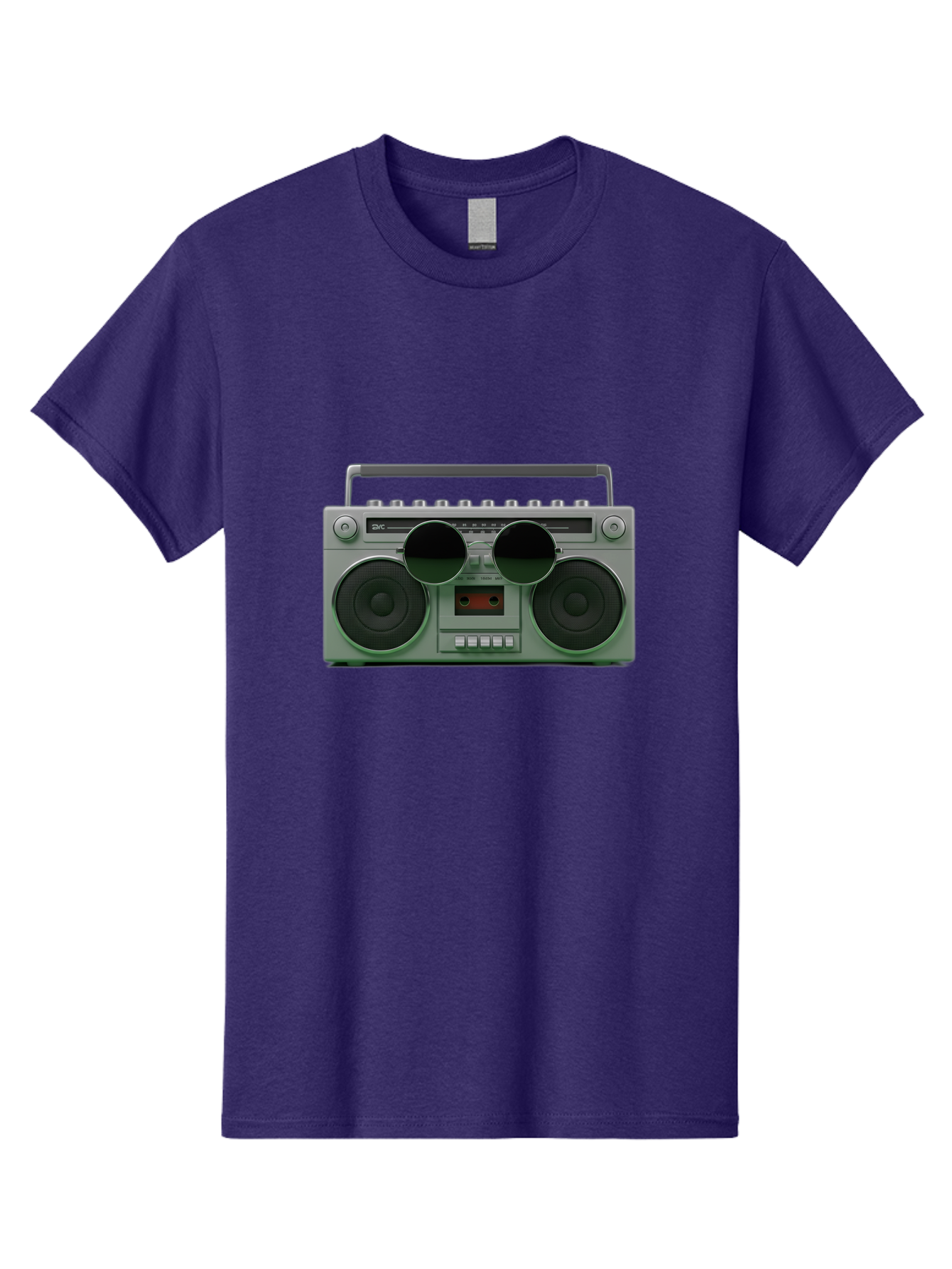 Boombox-3 Men'S Graphic Tee, 100% Cotton, Comfortable Casual Summer Wear, Machine Washable, Retro Boombox, Vintage Audio Equipment, Cassette Player, Portable Music, Nostalgic Technology, Retro Music Player, 80S Music Gear, Baa184