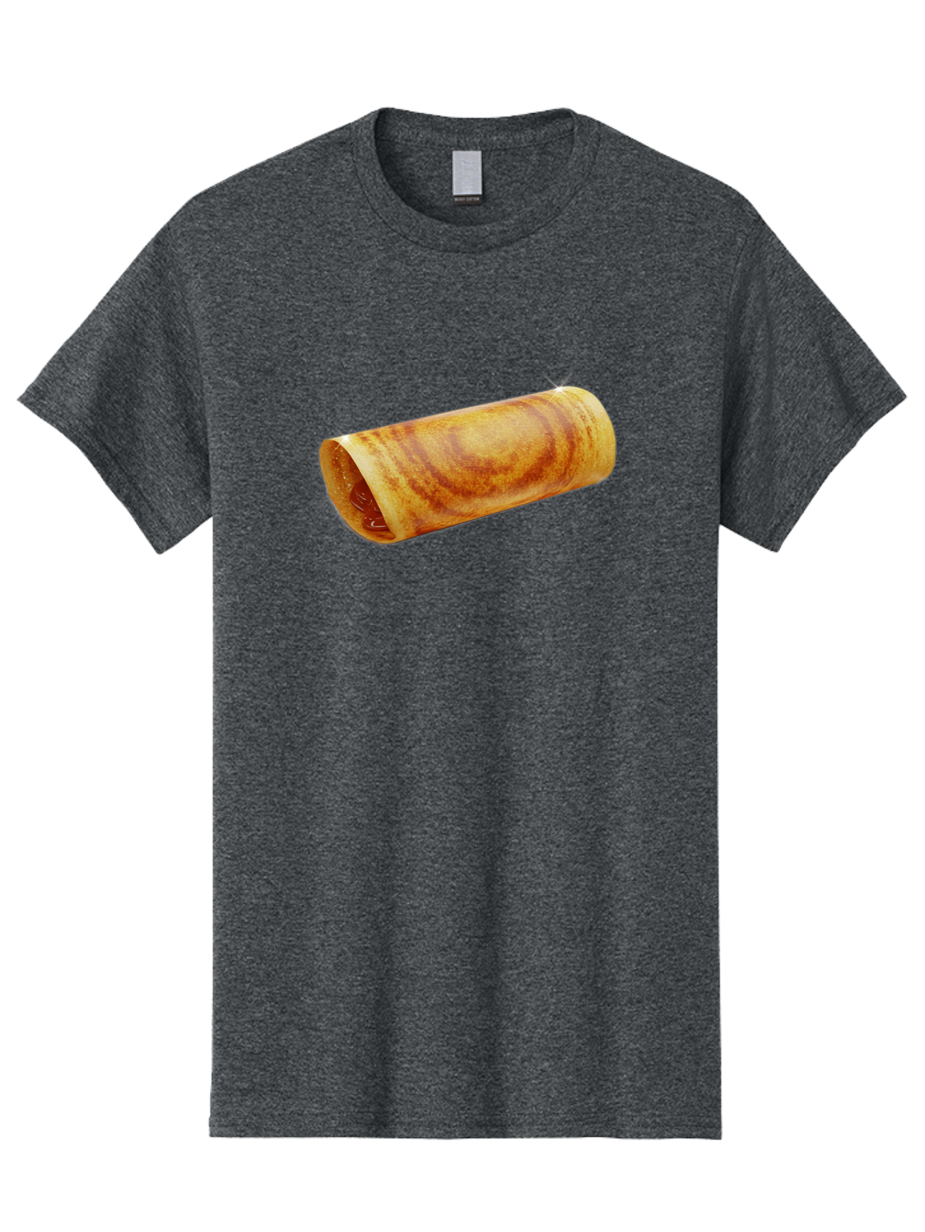 Burrito Men'S Graphic Tee, 100% Cotton, Comfortable Casual Summer Wear, Machine Washable, Crunchy Spring Roll, Savory Filling, Asian Cuisine, Finger Food, Delicious Snack, Appetizing Dish, Tasty Treat Baa244