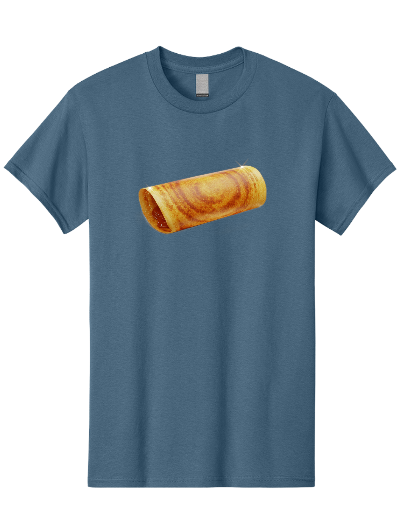 Burrito Men'S Graphic Tee, 100% Cotton, Comfortable Casual Summer Wear, Machine Washable, Crunchy Spring Roll, Savory Filling, Asian Cuisine, Finger Food, Delicious Snack, Appetizing Dish, Tasty Treat Baa244