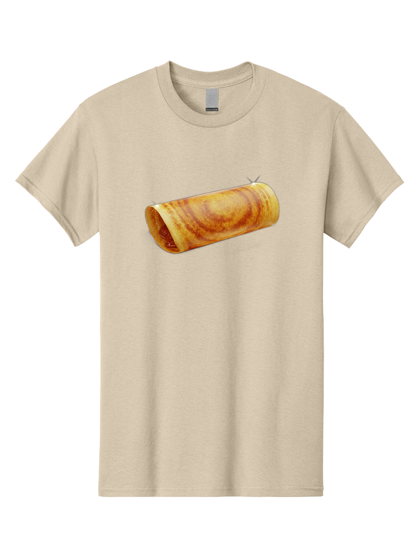 Burrito Men'S Graphic Tee, 100% Cotton, Comfortable Casual Summer Wear, Machine Washable, Crunchy Spring Roll, Savory Filling, Asian Cuisine, Finger Food, Delicious Snack, Appetizing Dish, Tasty Treat Baa244