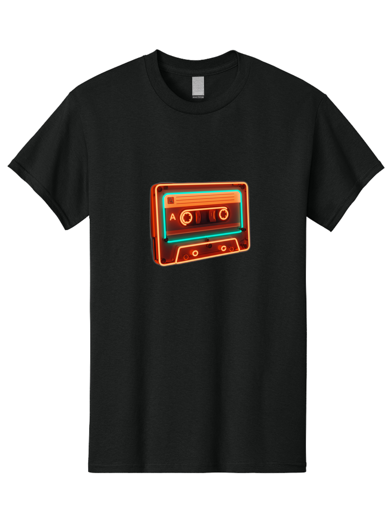 Cassette-Tape-4 Men'S Graphic Tee, 100% Cotton, Comfortable Casual Summer Wear, Machine Washable, Retro Cassette Tape, Vintage Music Format, Nostalgic Audio, Classic Sound, Music Player, Mixtape Culture, Nostalgic Vibes, Retro Technology, Baa262