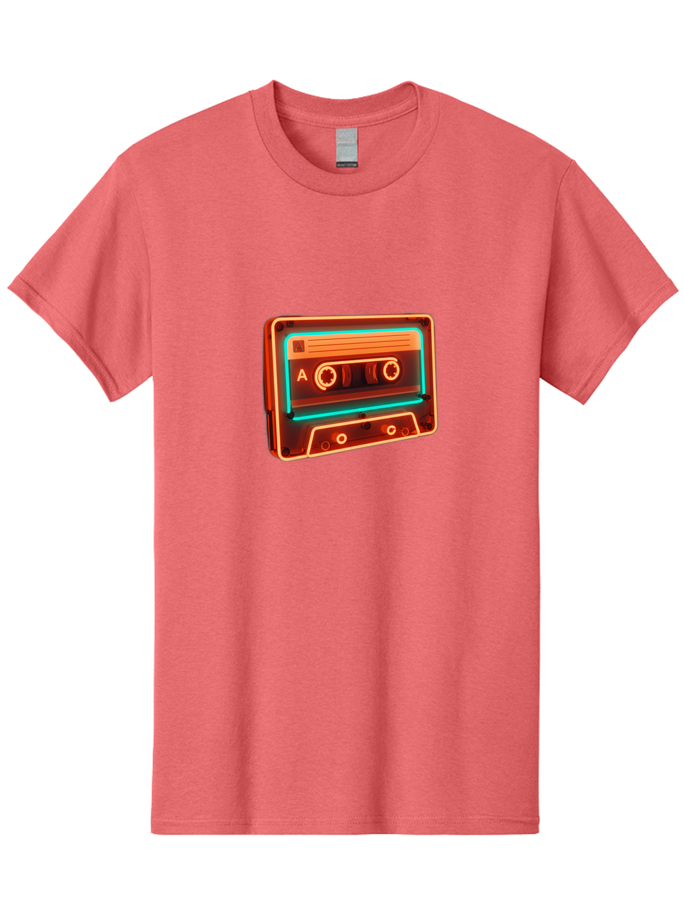 Cassette-Tape-4 Men'S Graphic Tee, 100% Cotton, Comfortable Casual Summer Wear, Machine Washable, Retro Cassette Tape, Vintage Music Format, Nostalgic Audio, Classic Sound, Music Player, Mixtape Culture, Nostalgic Vibes, Retro Technology, Baa262