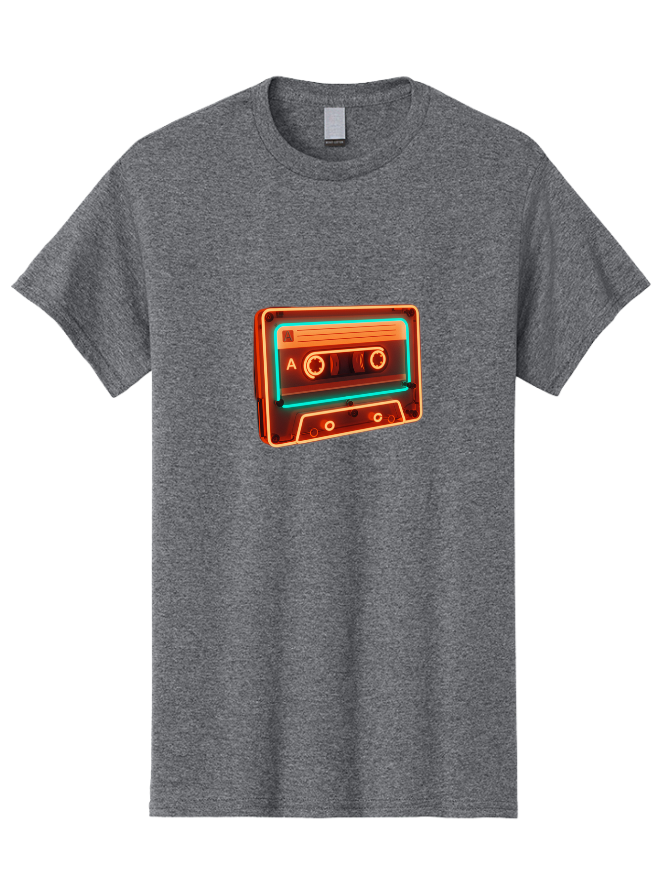 Cassette-Tape-4 Men'S Graphic Tee, 100% Cotton, Comfortable Casual Summer Wear, Machine Washable, Retro Cassette Tape, Vintage Music Format, Nostalgic Audio, Classic Sound, Music Player, Mixtape Culture, Nostalgic Vibes, Retro Technology, Baa262