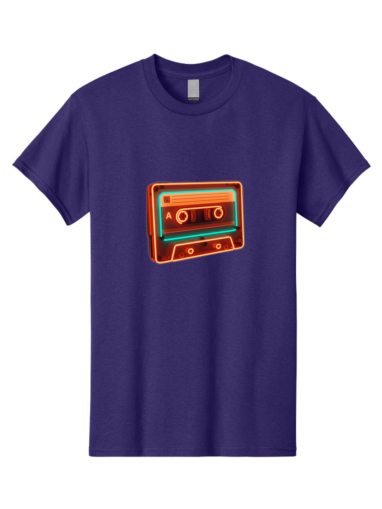 Cassette-Tape-4 Men'S Graphic Tee, 100% Cotton, Comfortable Casual Summer Wear, Machine Washable, Retro Cassette Tape, Vintage Music Format, Nostalgic Audio, Classic Sound, Music Player, Mixtape Culture, Nostalgic Vibes, Retro Technology, Baa262
