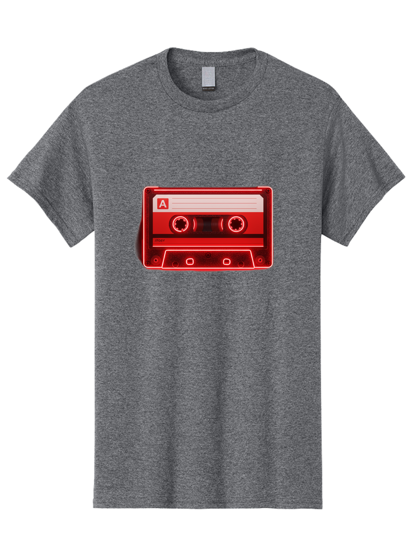 Cassette-Tape-A-2 Men'S Graphic Tee, 100% Cotton, Comfortable Casual Summer Wear, Machine Washable, Retro Cassette Tape, Mix Tape, Nostalgic Music, Vintage Audio, Retro Technology, Classic Music Format, Compact Cassette Baa266